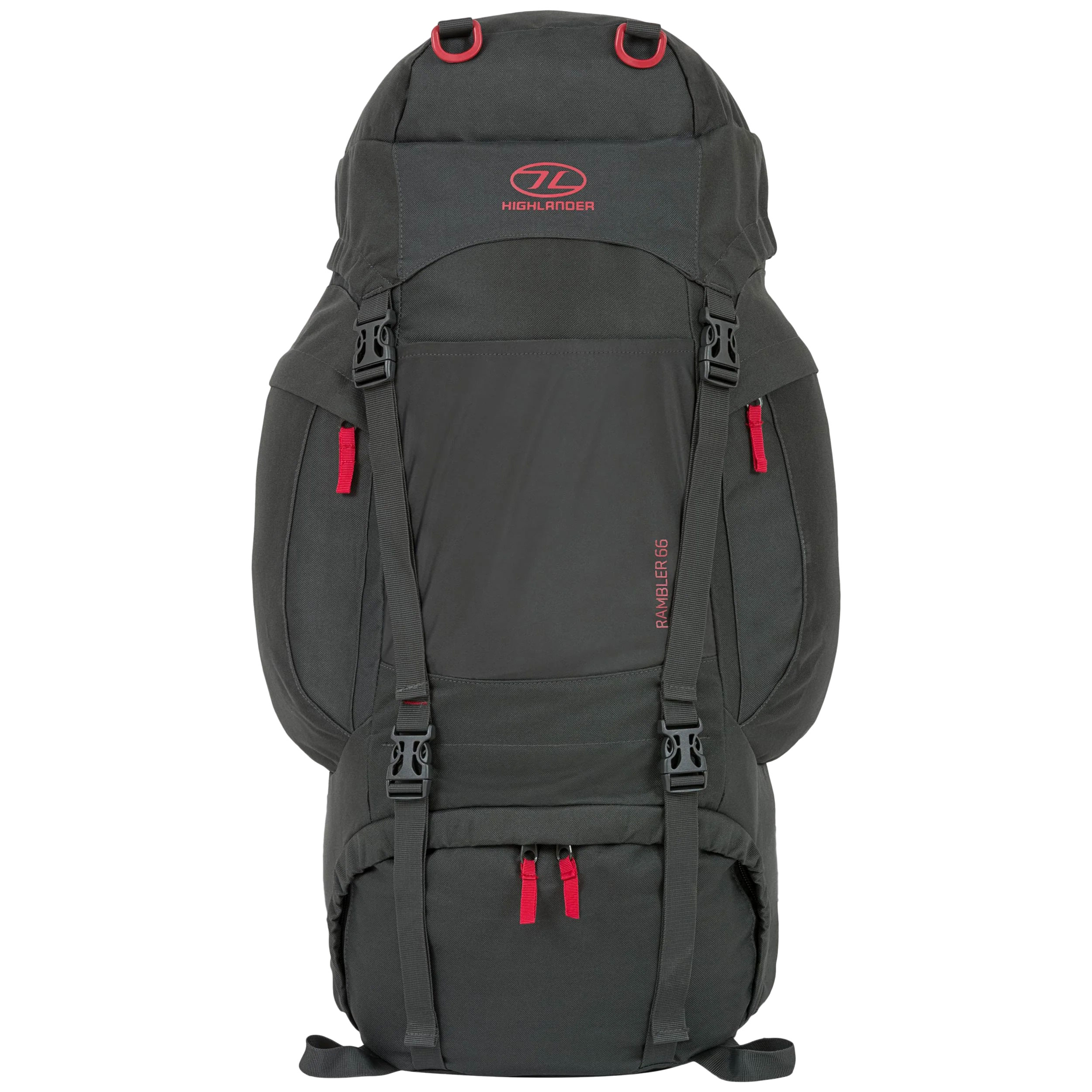 Highlander Outdoor Rambler hátizsák 66 l - Charcoal