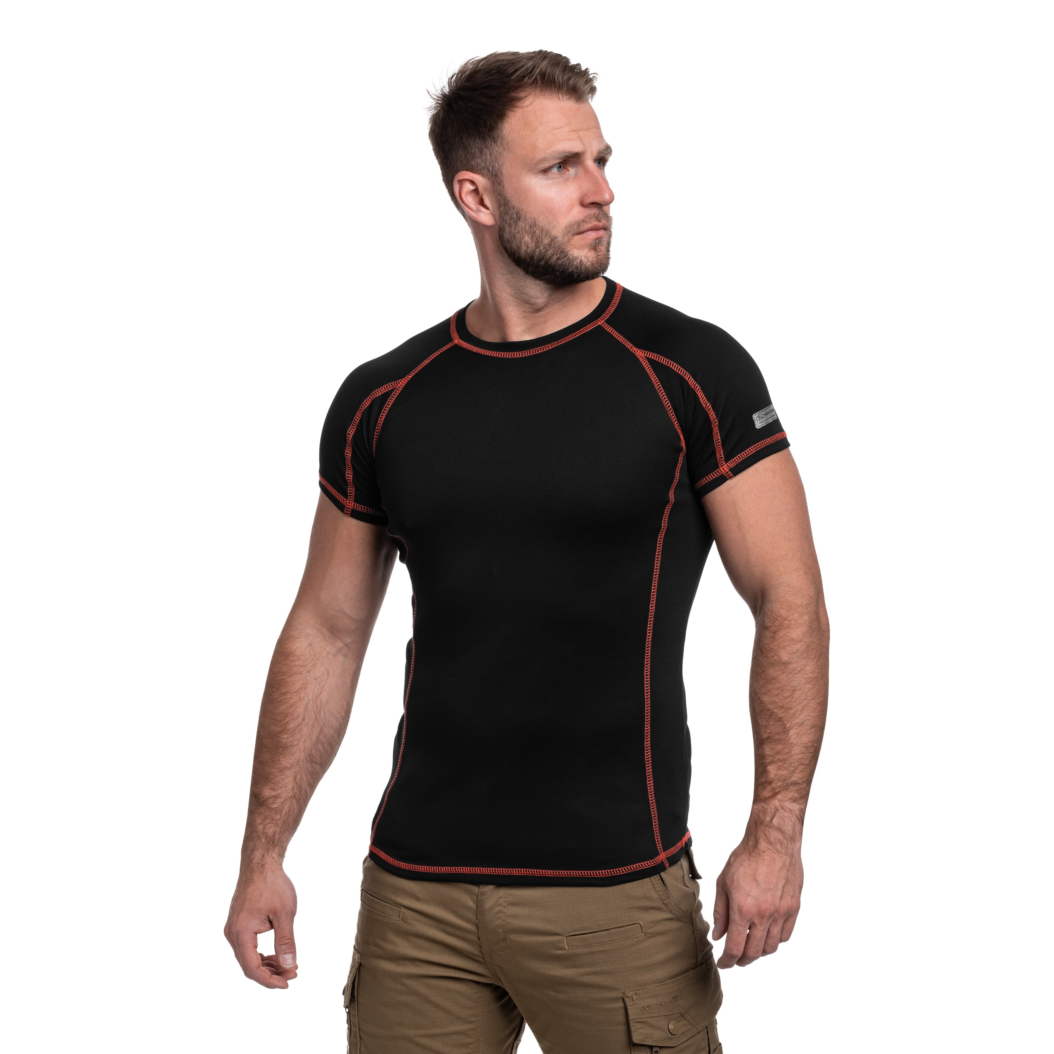 Highlander Outdoor Pro 120 Base Layer hosszú ujjú thermoaktív póló - Black