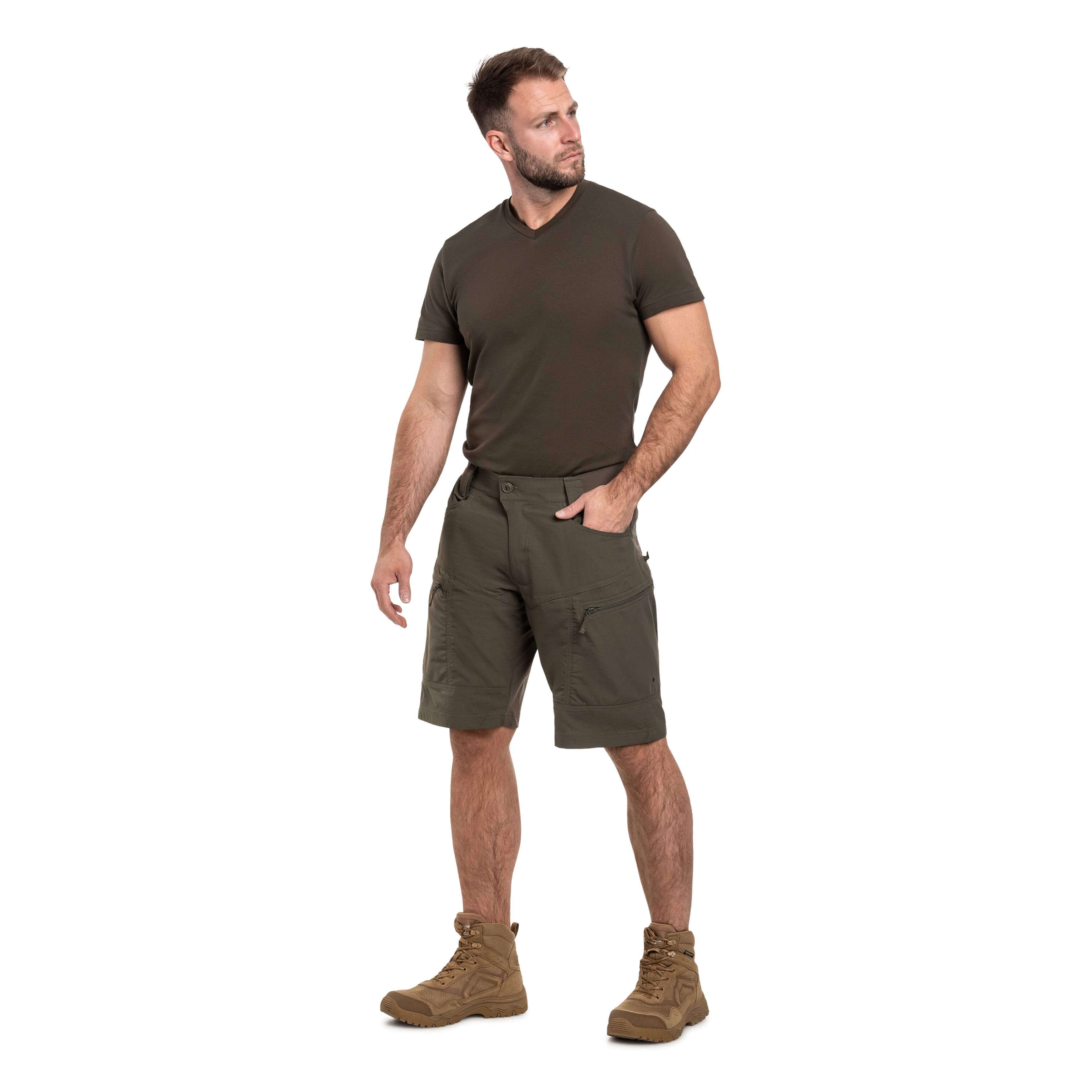 UF PRO P-40 Ranger Tactical Shorts rövidnadrág - Brown Grey