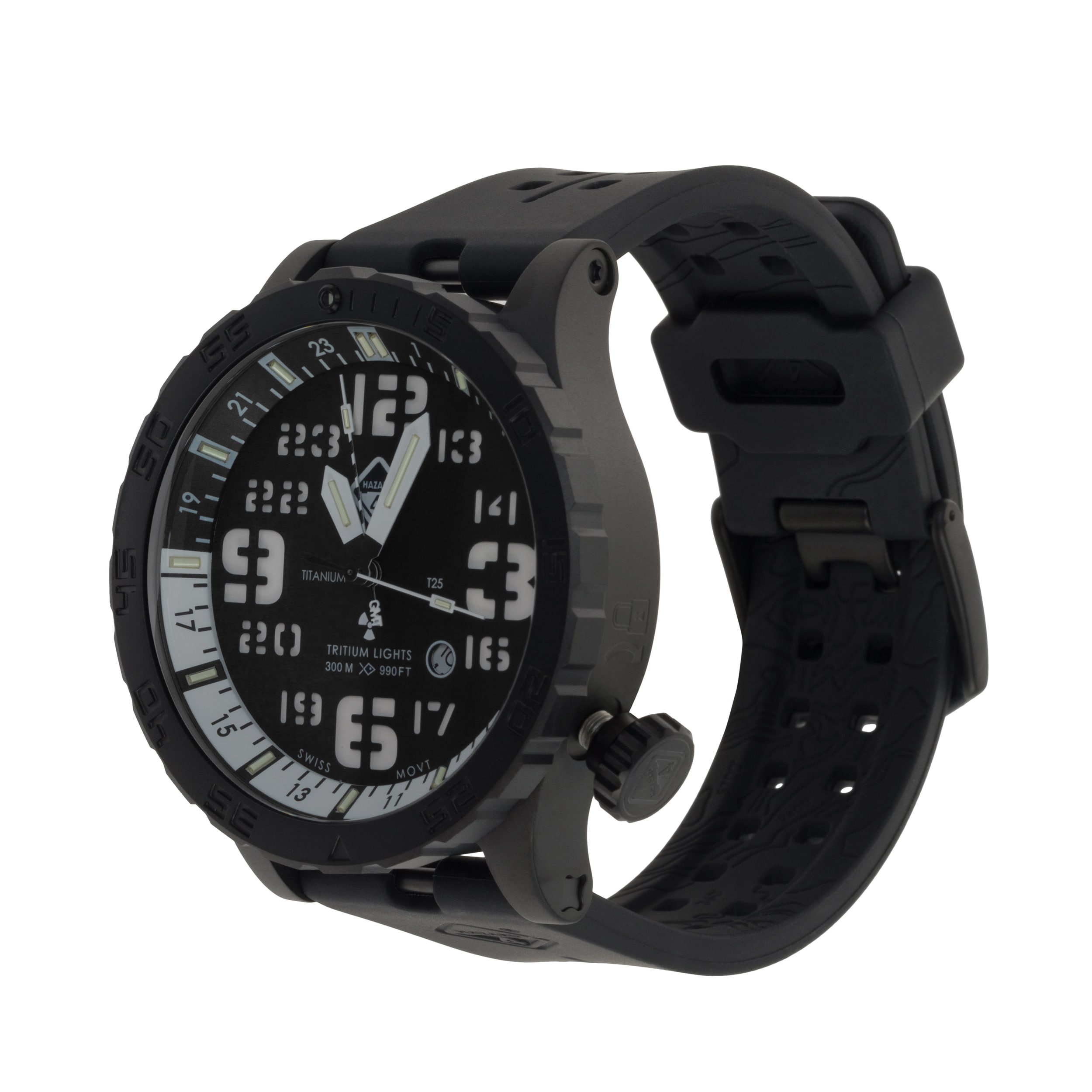 Hazard 4 Heavy Water Diver Nightwatch GMT óra - Black