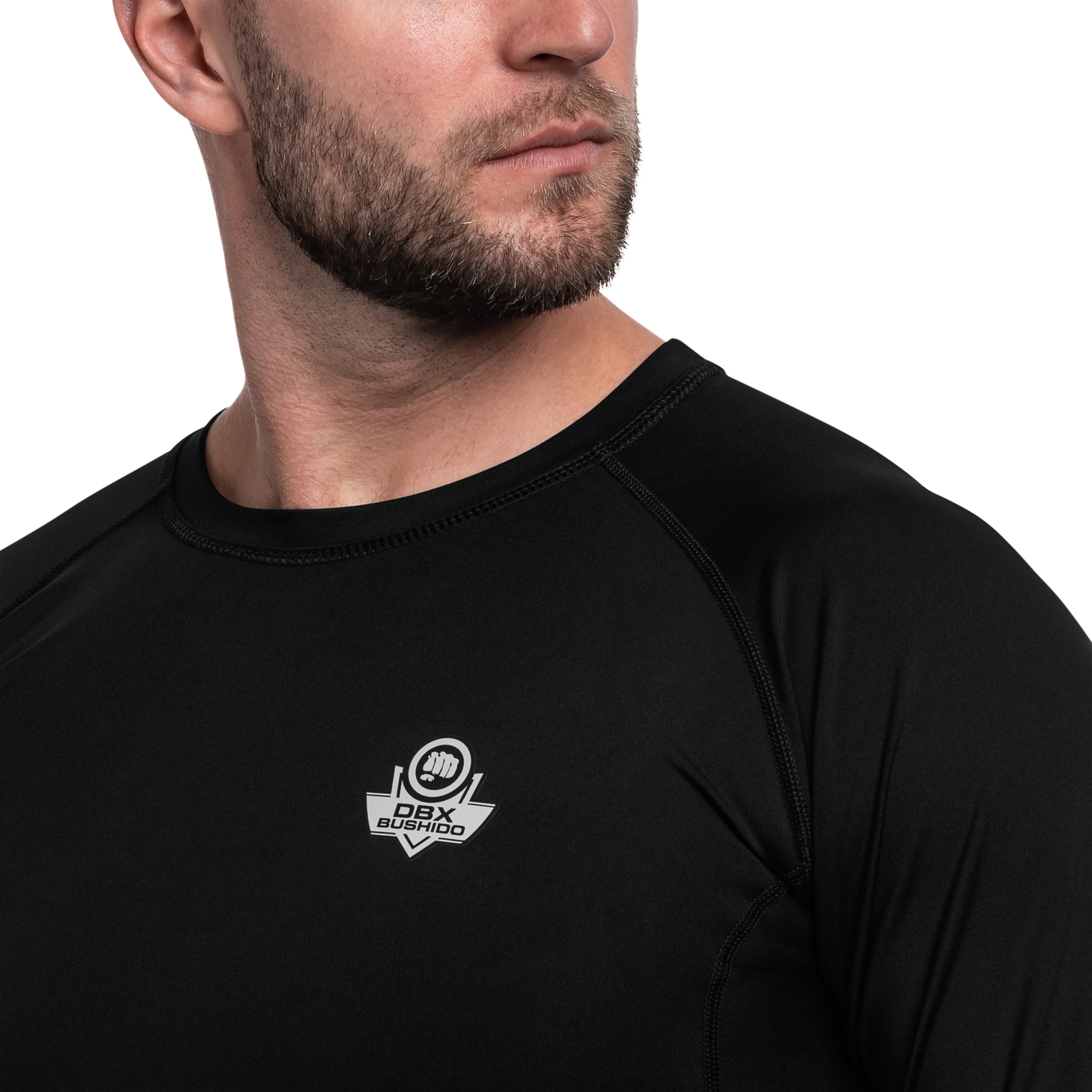 DBX Bushido Rashguard Long Sleeve Black RSL hosszú ujjú póló- Fekete