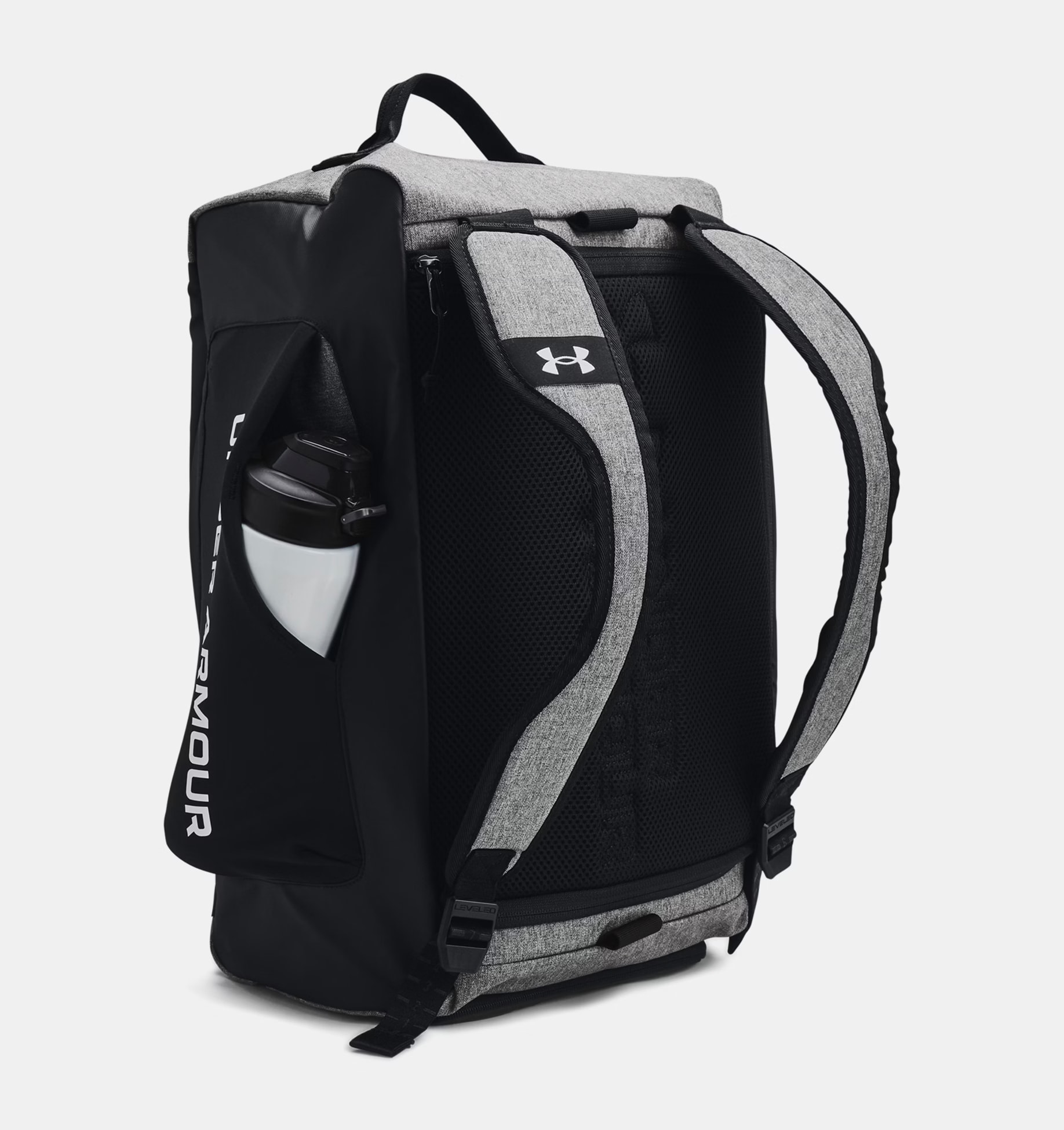 Under Armour Duo BP Duffle S táska 40 l - Grey Heather / Black