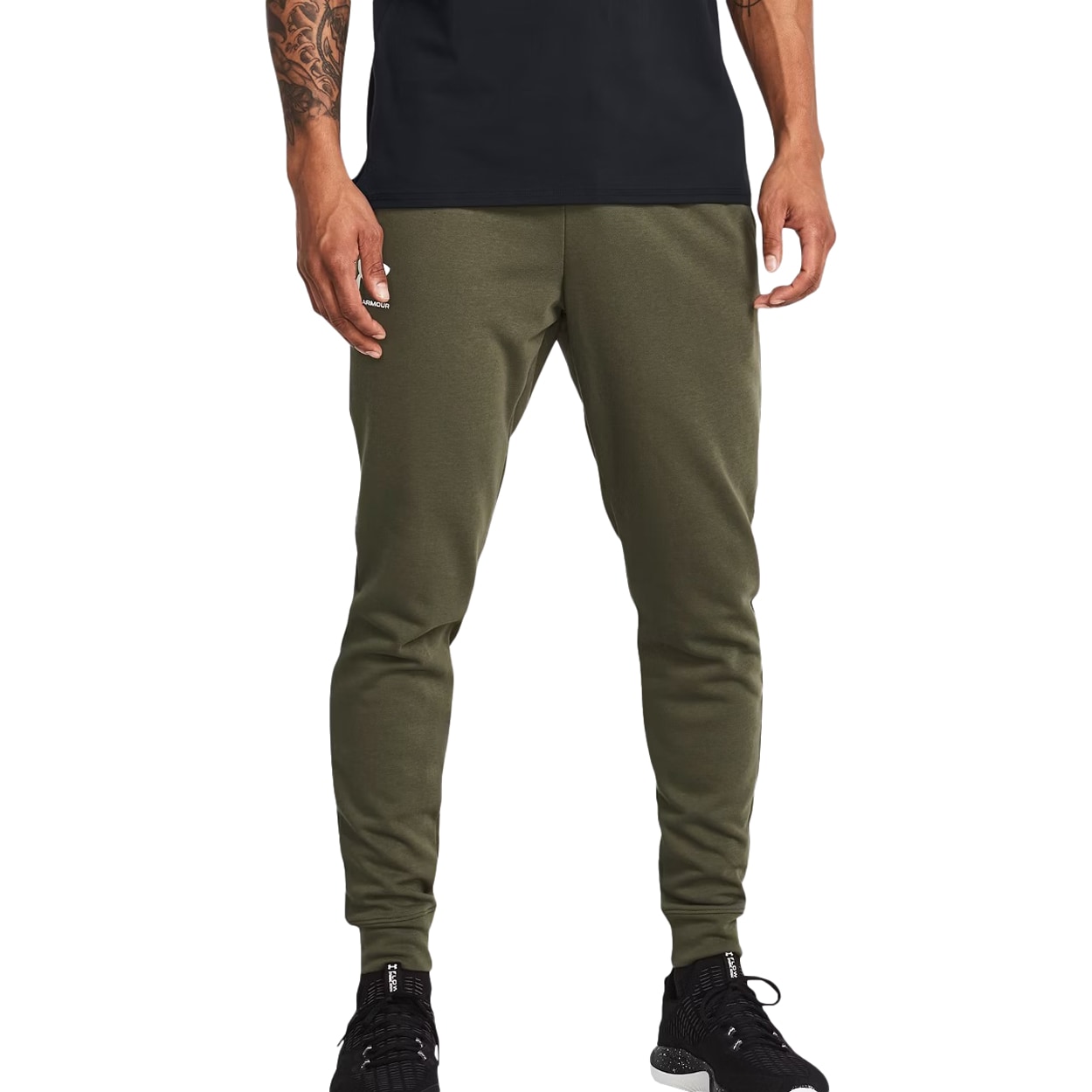 Under Armour Rival Terry Jogger nadrág - OD Green/Onyx White