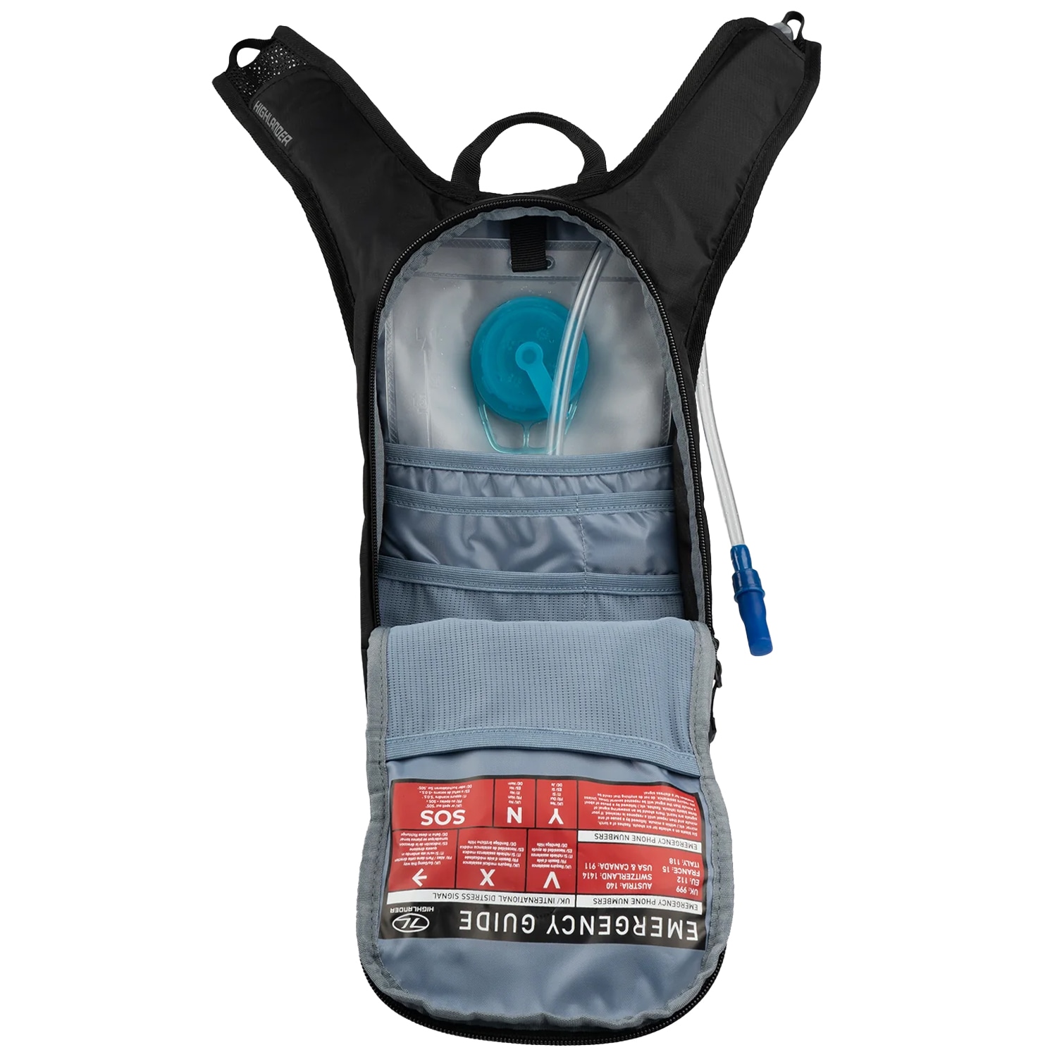 Highlander Forces Bolt-Lite Hydration Pack hátizsák 4 l - Black