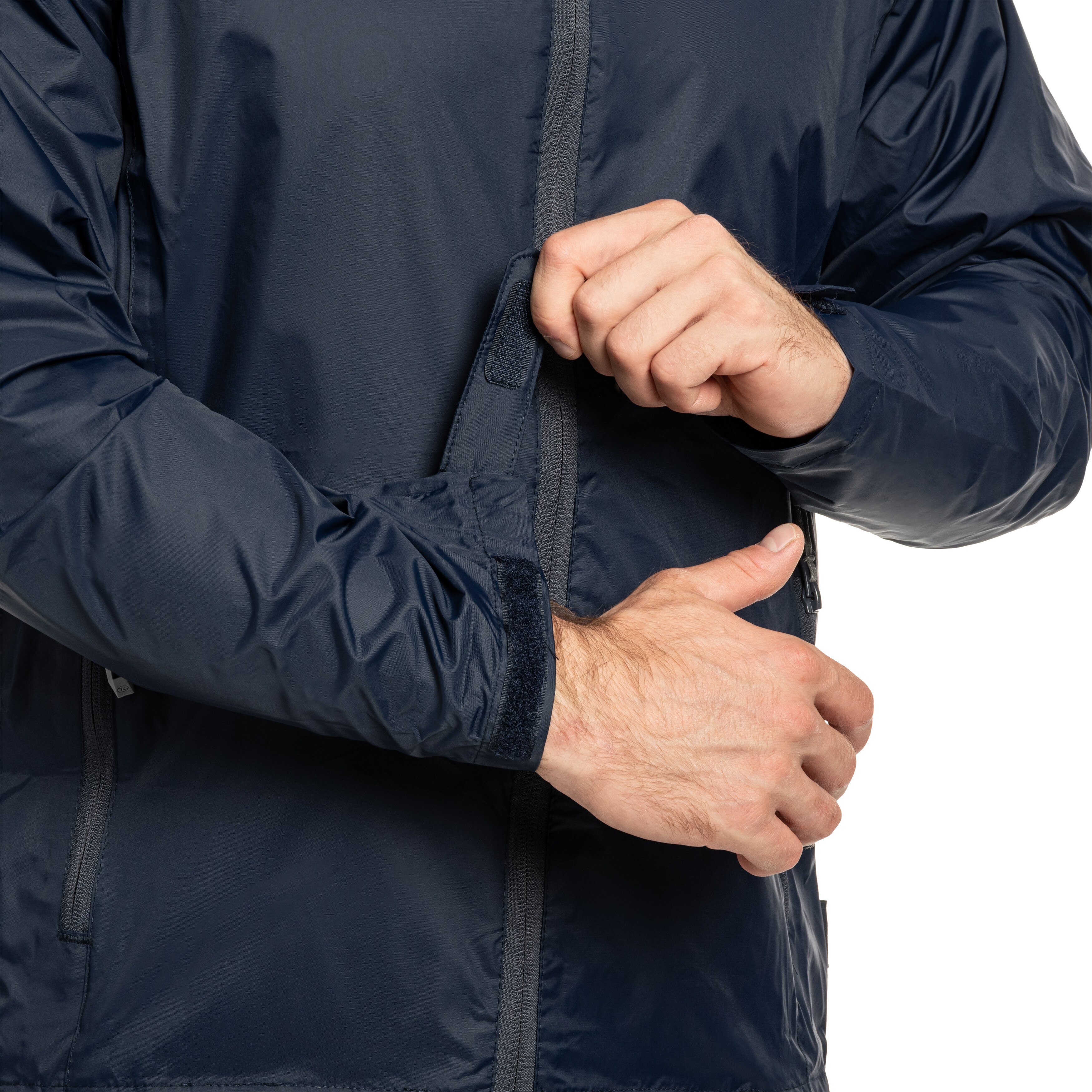 Highlander Outdoor Stow & Go Pack Away kabát - Navy Blue