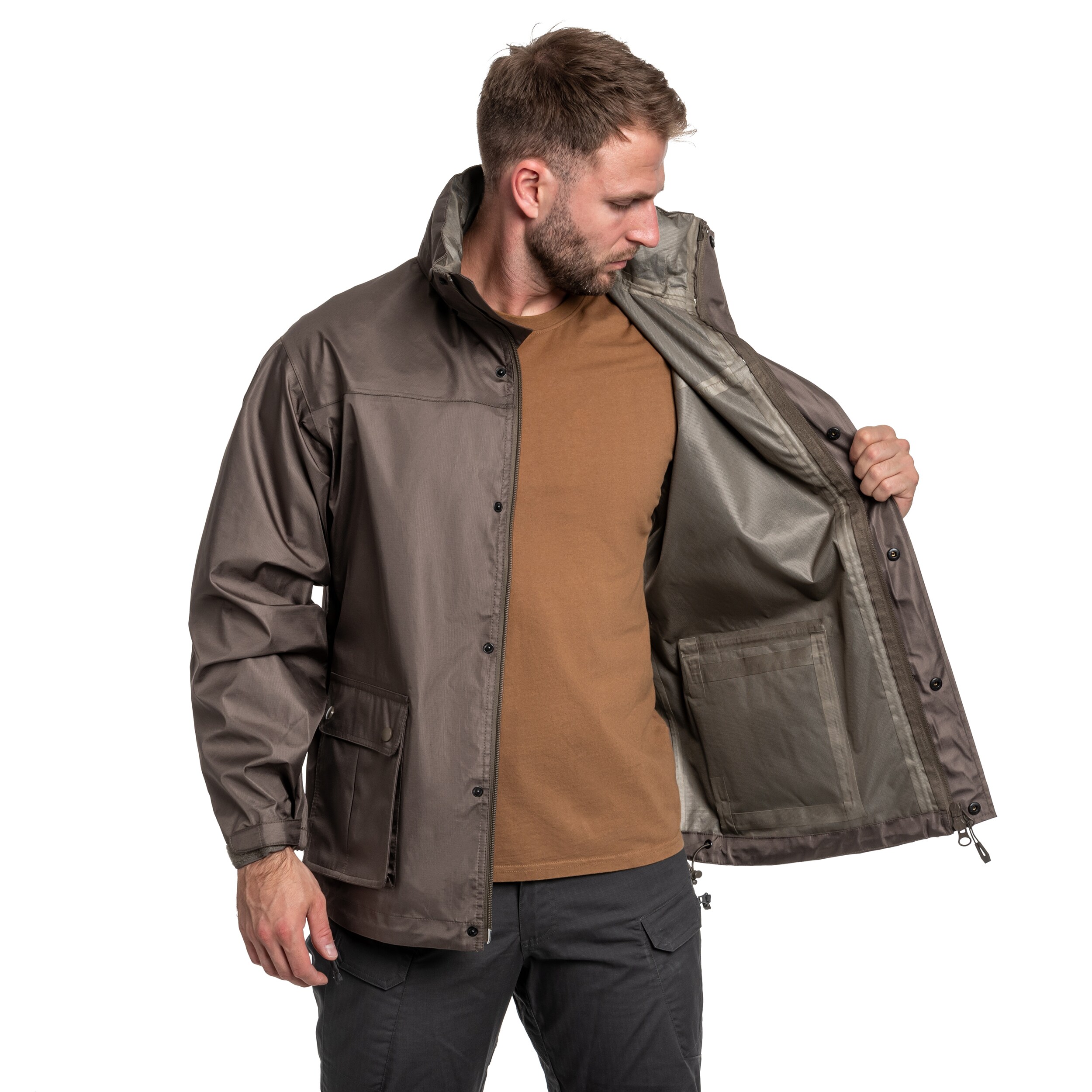 Highlander Forces Tempest Waterproof kabát - Ranger Green