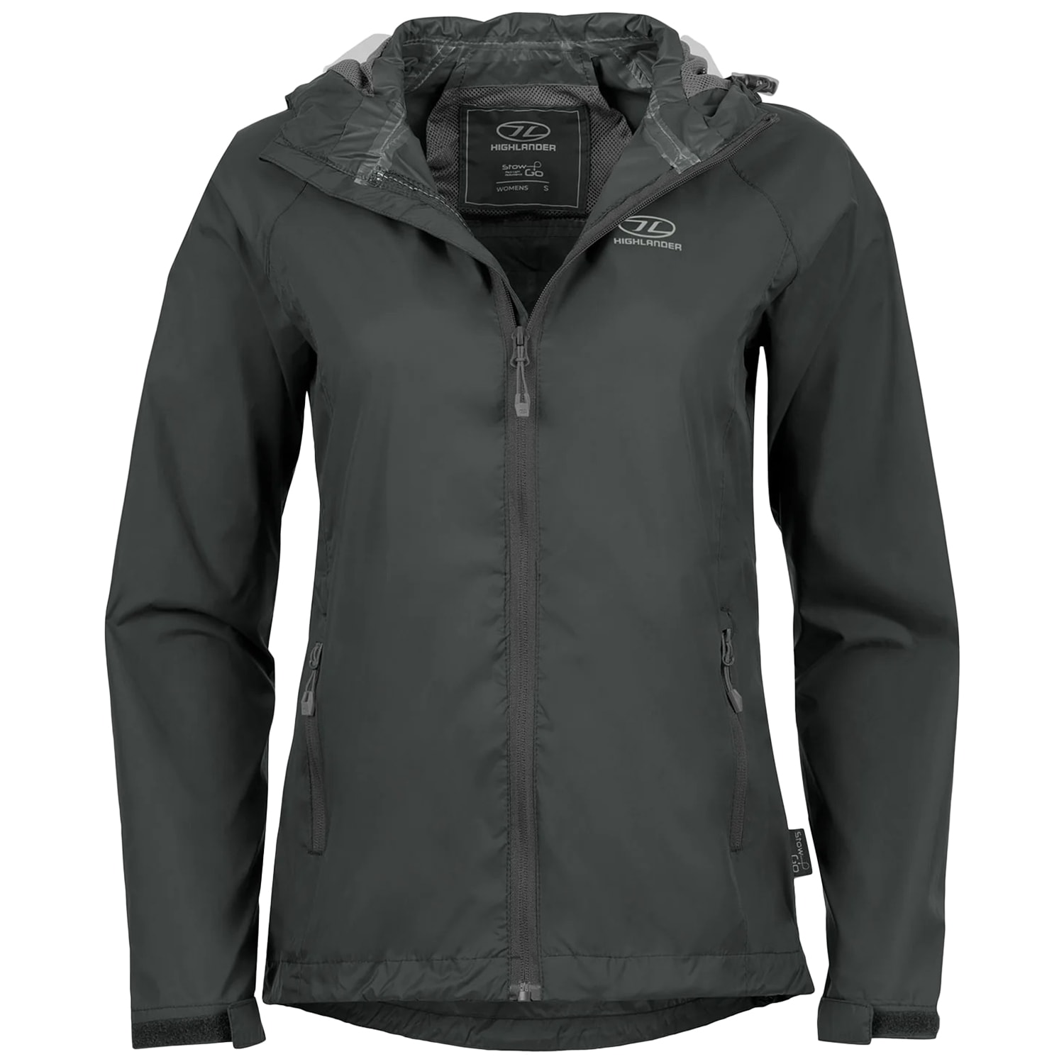Highlander Outdoor Stow & Go Pack Away női kabát - Dark Grey