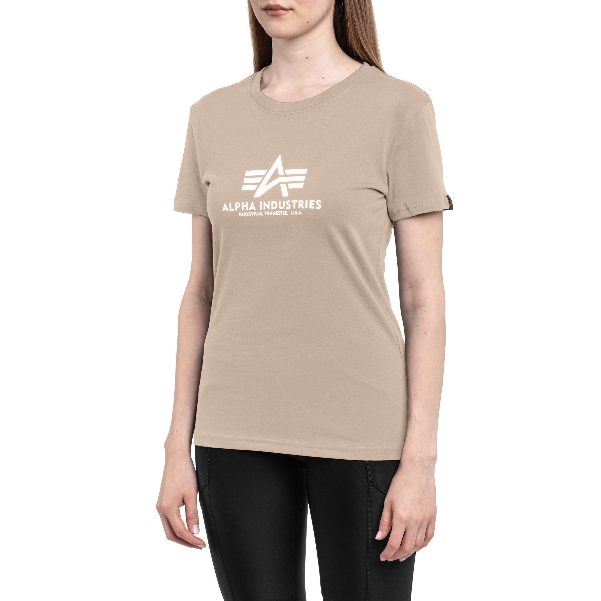 Alpha Industries New Basic T-shirtnői póló - Vintage Sand