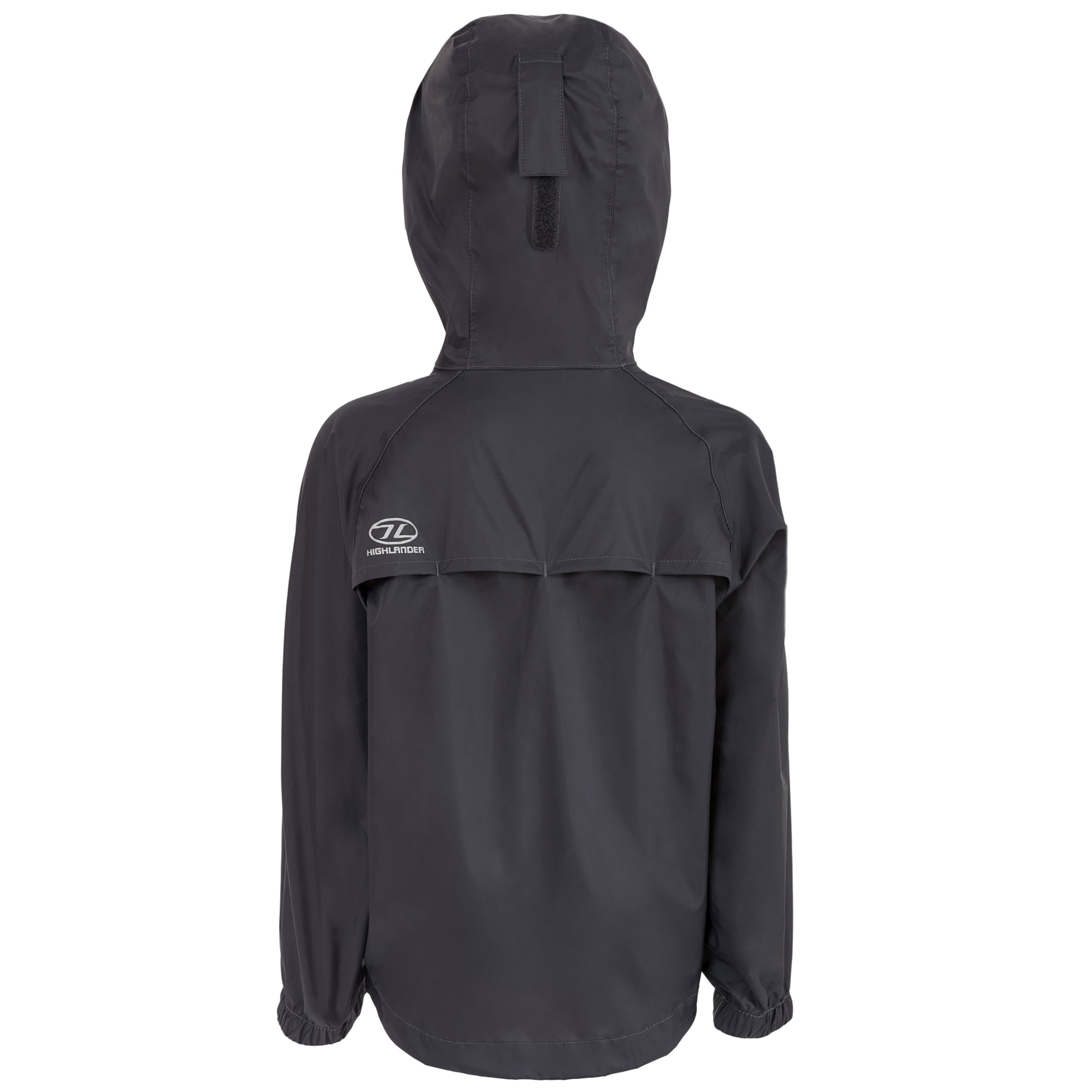 Highlander Outdoor Stow & Go Waterproof gyermek kabát - Charcoal