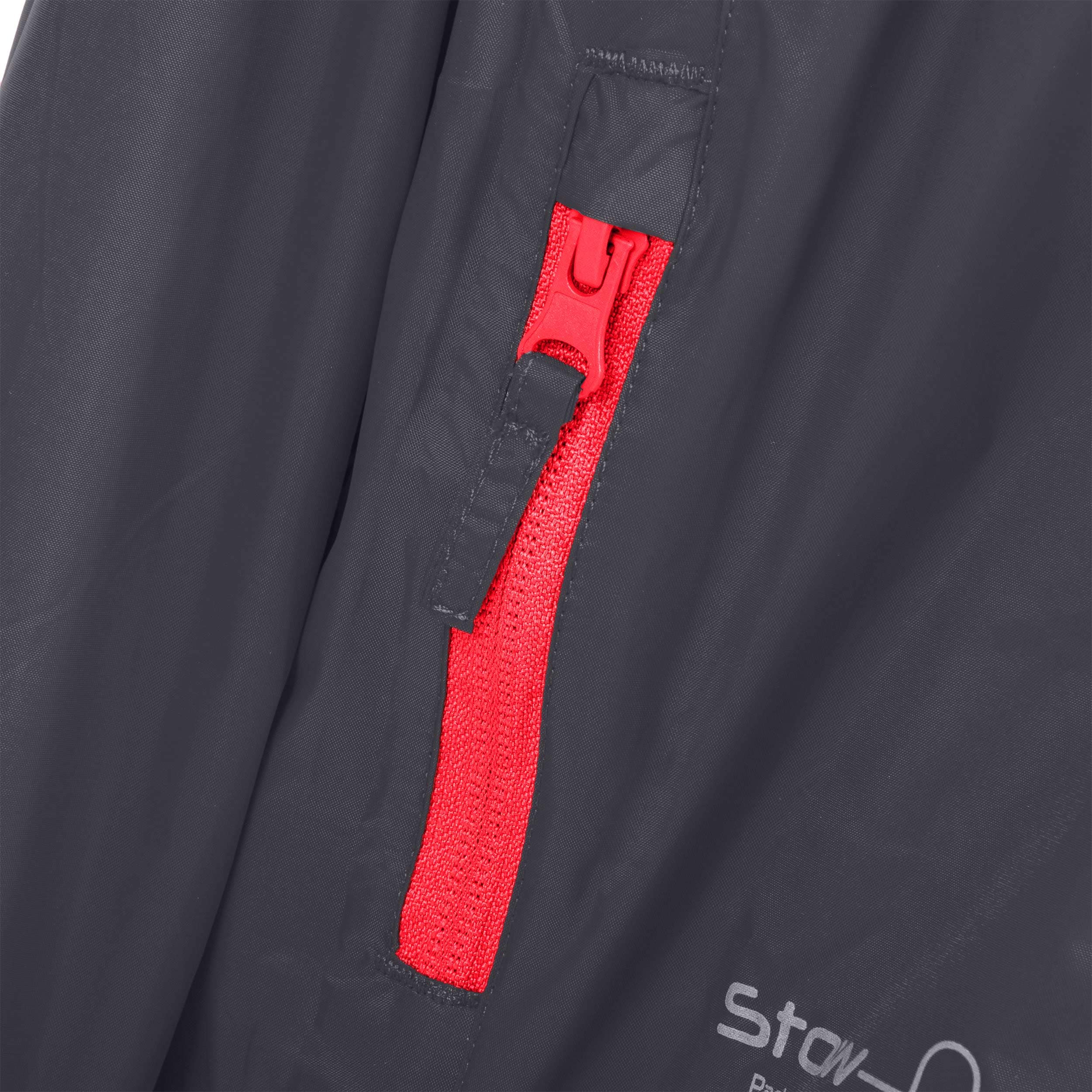 Highlander Outdoor Stow & Go Waterproof gyermek kabát - Charcoal