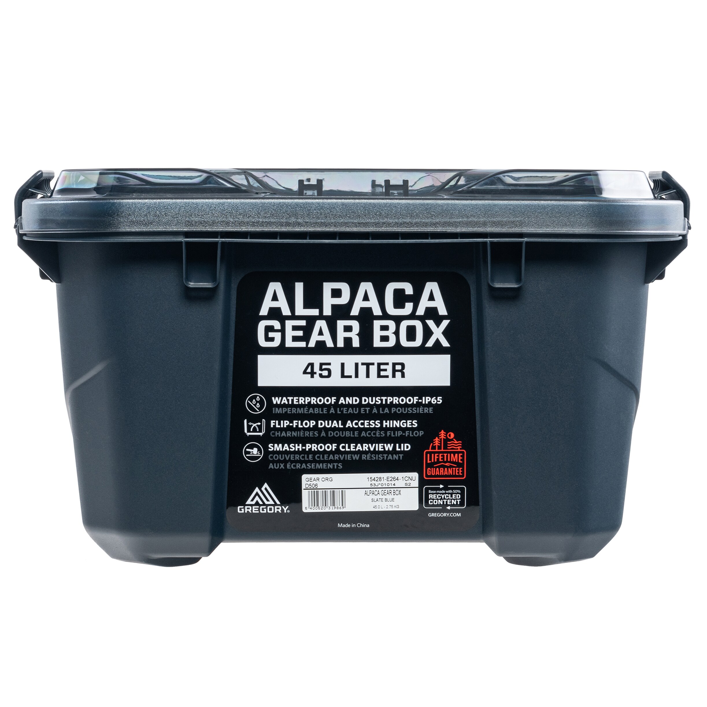 Gregory Alpaca Gear Box szállítódoboz 45 l - Slate Blue