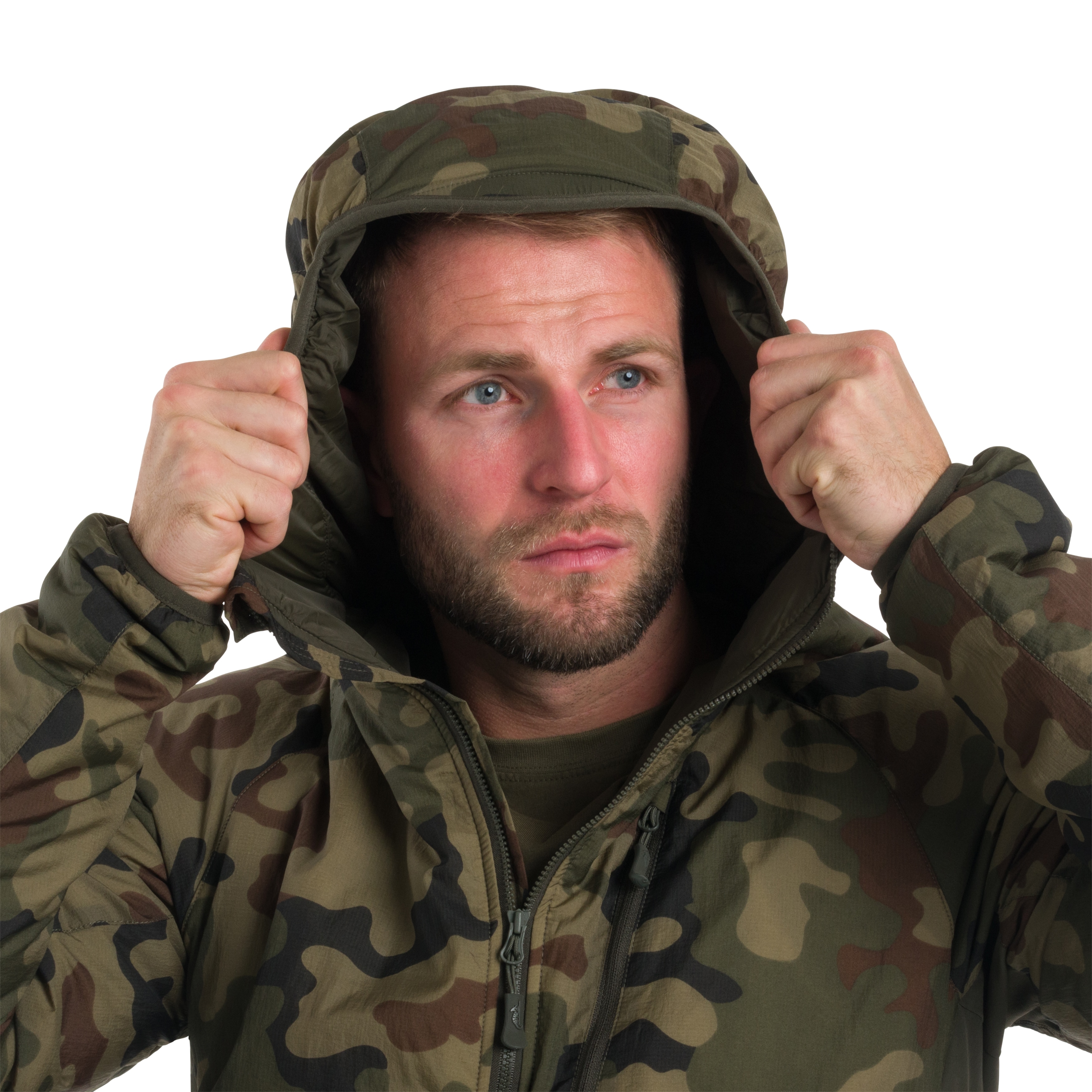 Helikon Wolfhound Hoodie kabát - wz.93 Pantera PL Woodland