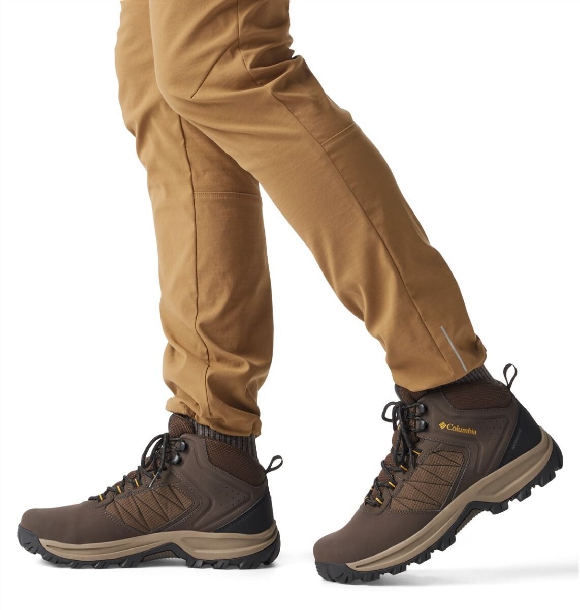 Columbia Transverse Hike Waterproof bakancs - Cordovan/Golden Yellow