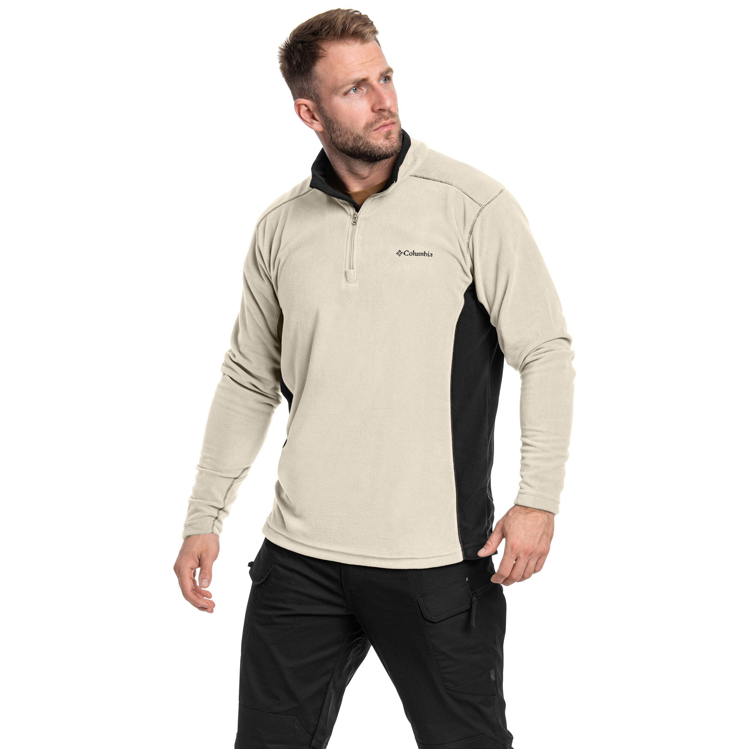 Columbia Klamath Range II Half Zip polár pulóver - Ancient Fossil