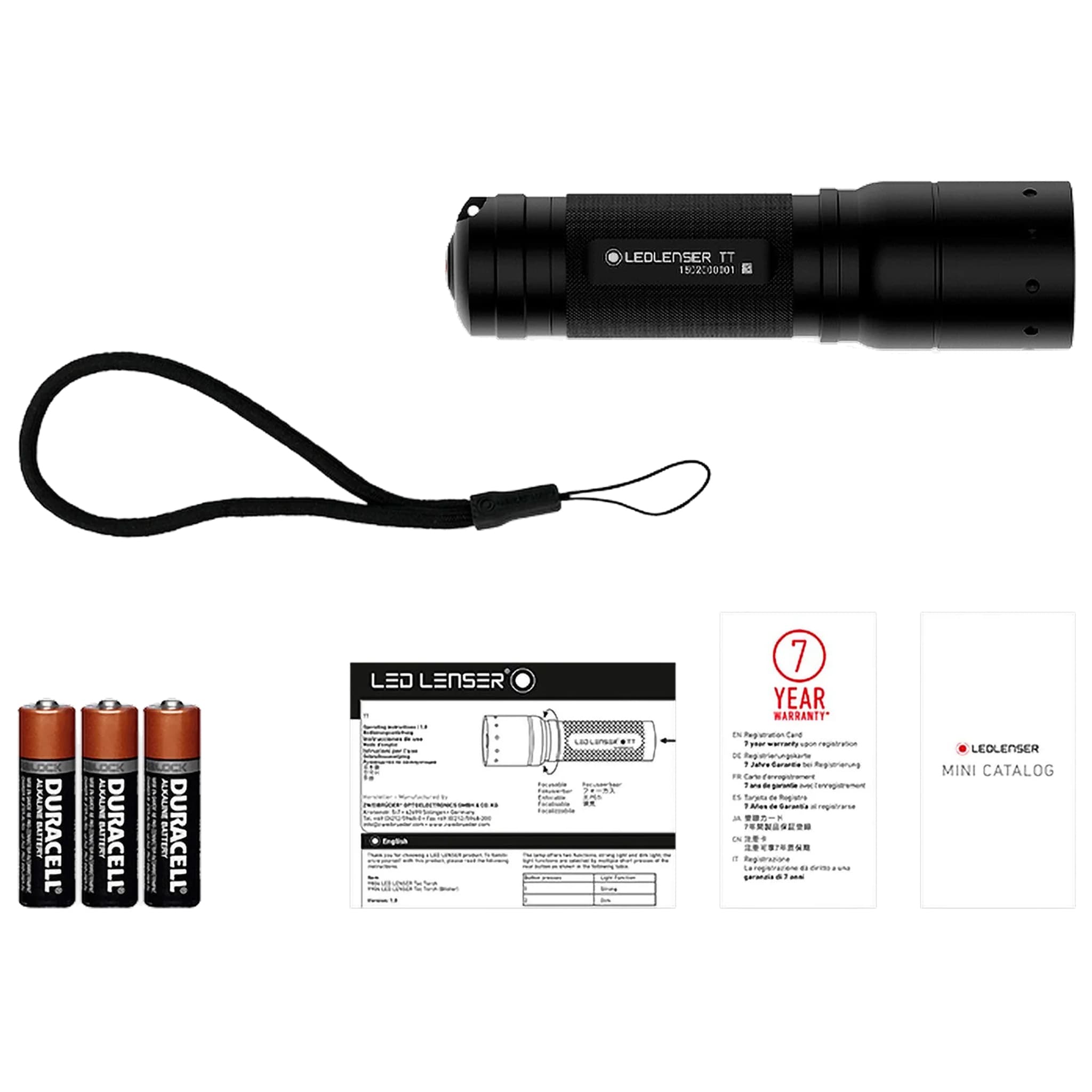 Ledlenser TT zseblámpa - 280 lumen