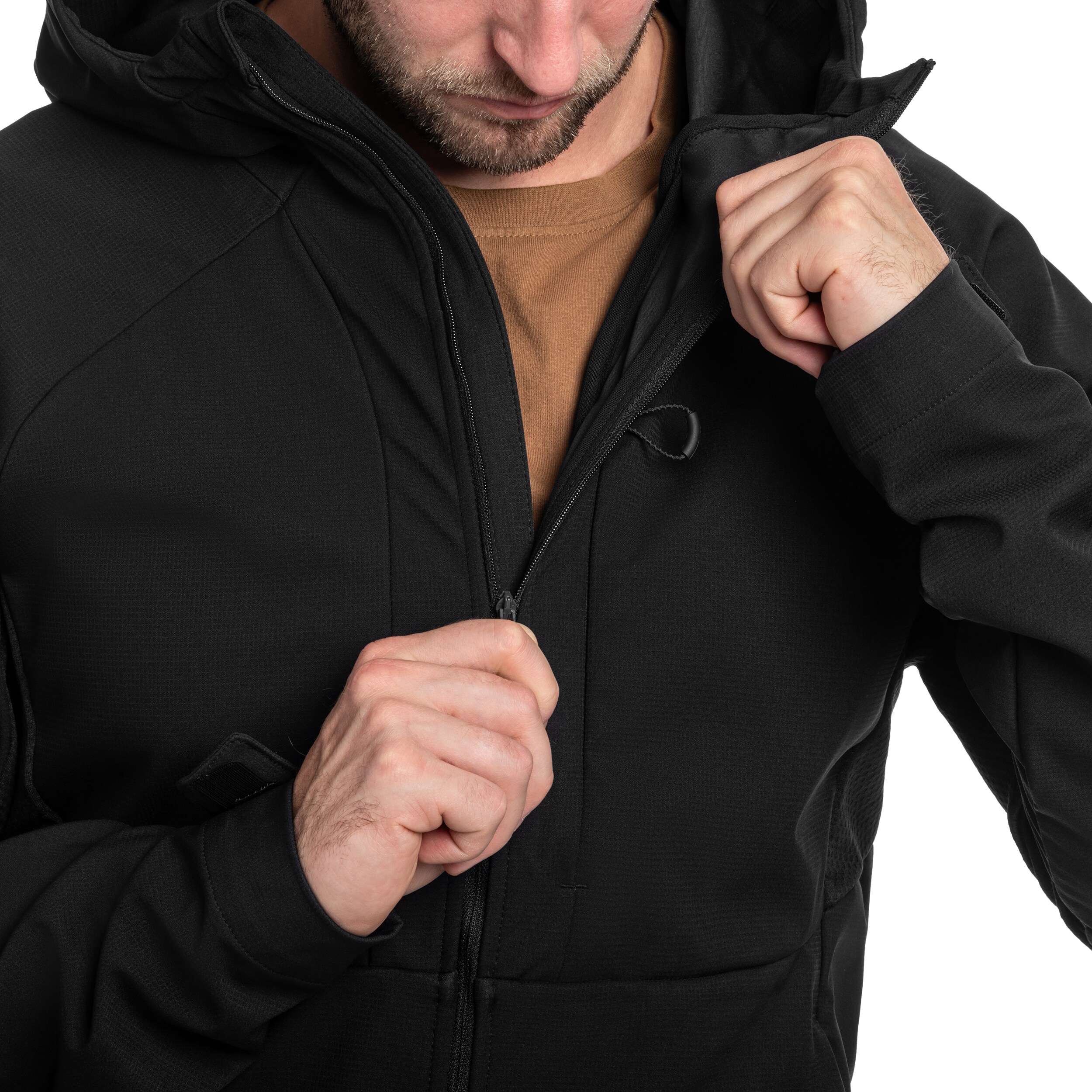 4F Softshell M313 kabát- Fekete