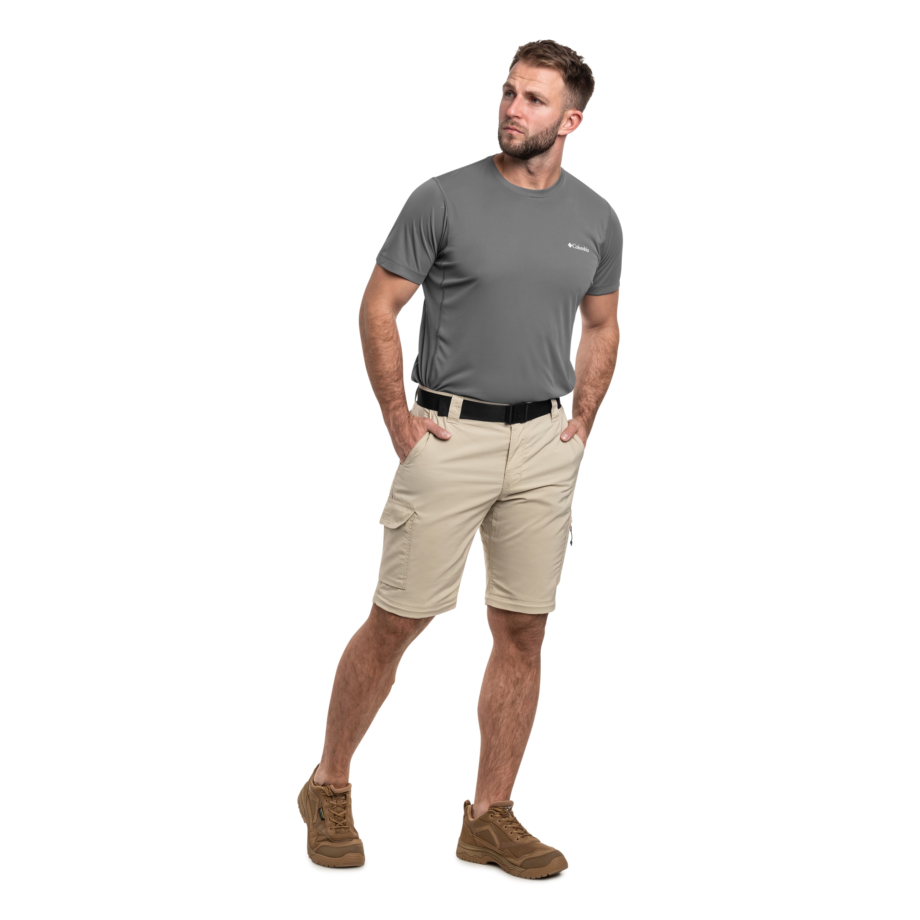 Columbia Silver Ridge Utility Convertible Pants nadrág - Ancient Fossil