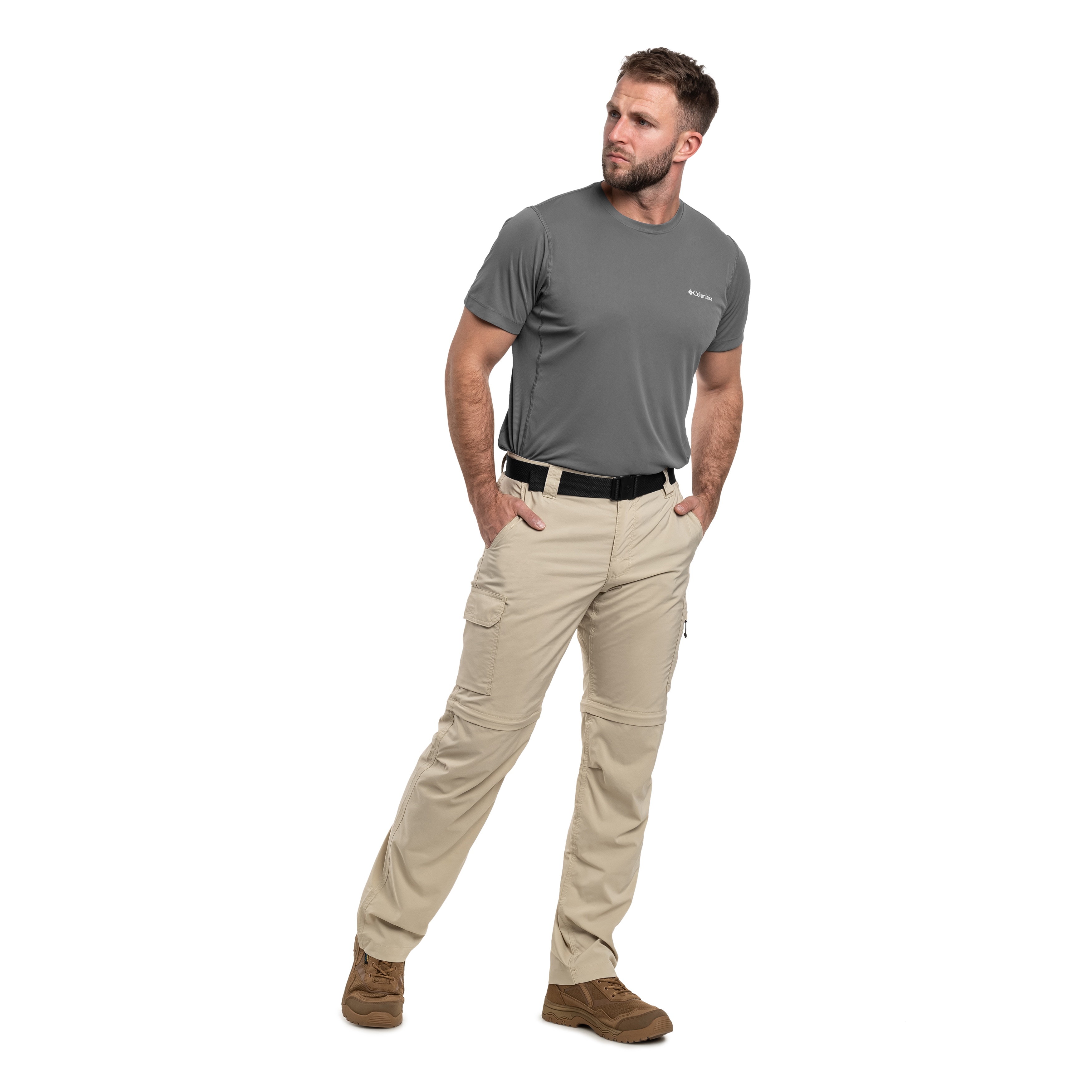 Columbia Silver Ridge Utility Convertible Pants nadrág - Ancient Fossil