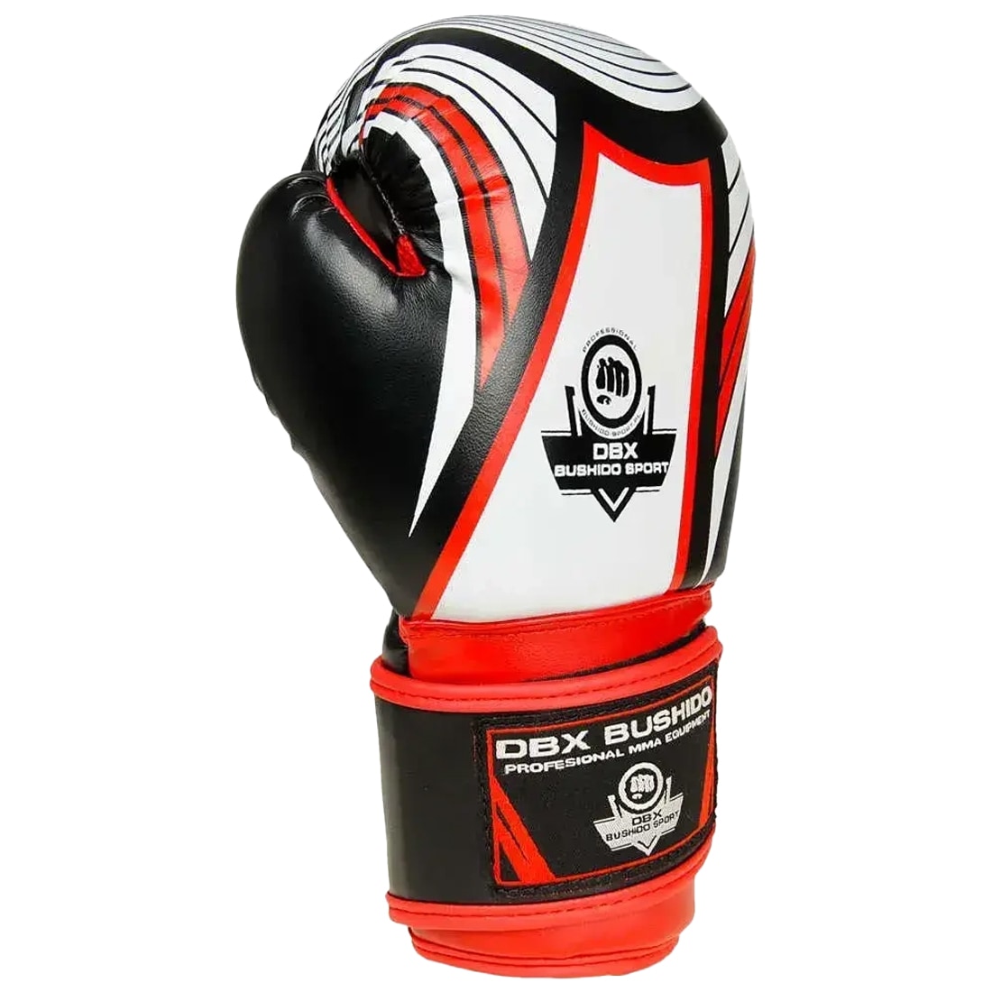 DBX Bushido ARB-407v2 6 oz gyerek boxkesztyű - Fekete/Piros