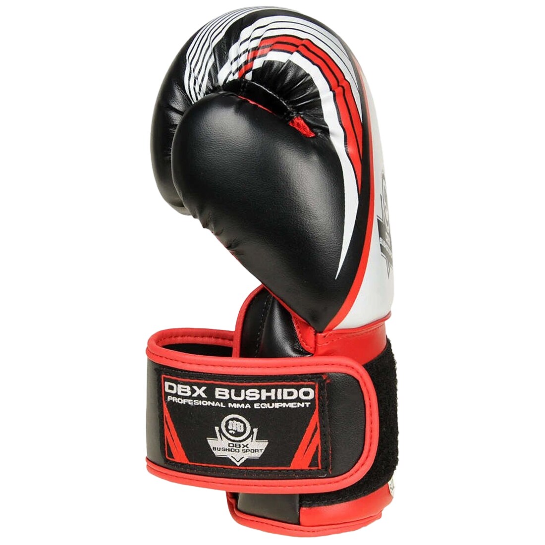 DBX Bushido ARB-407v2 6 oz gyerek boxkesztyű - Fekete/Piros