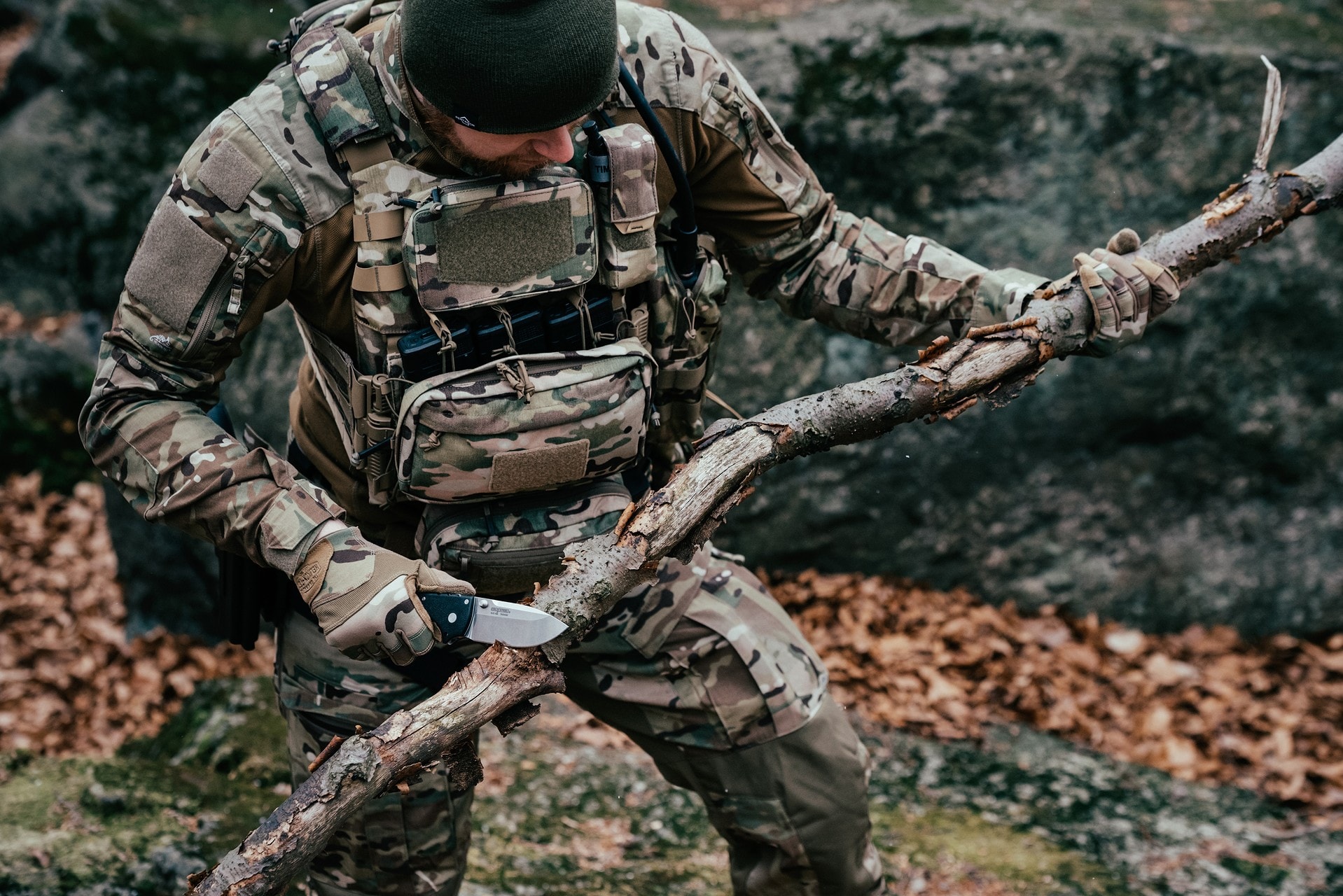 Direct Action Front Flap Admin Pouch zsebtáska - Multicam