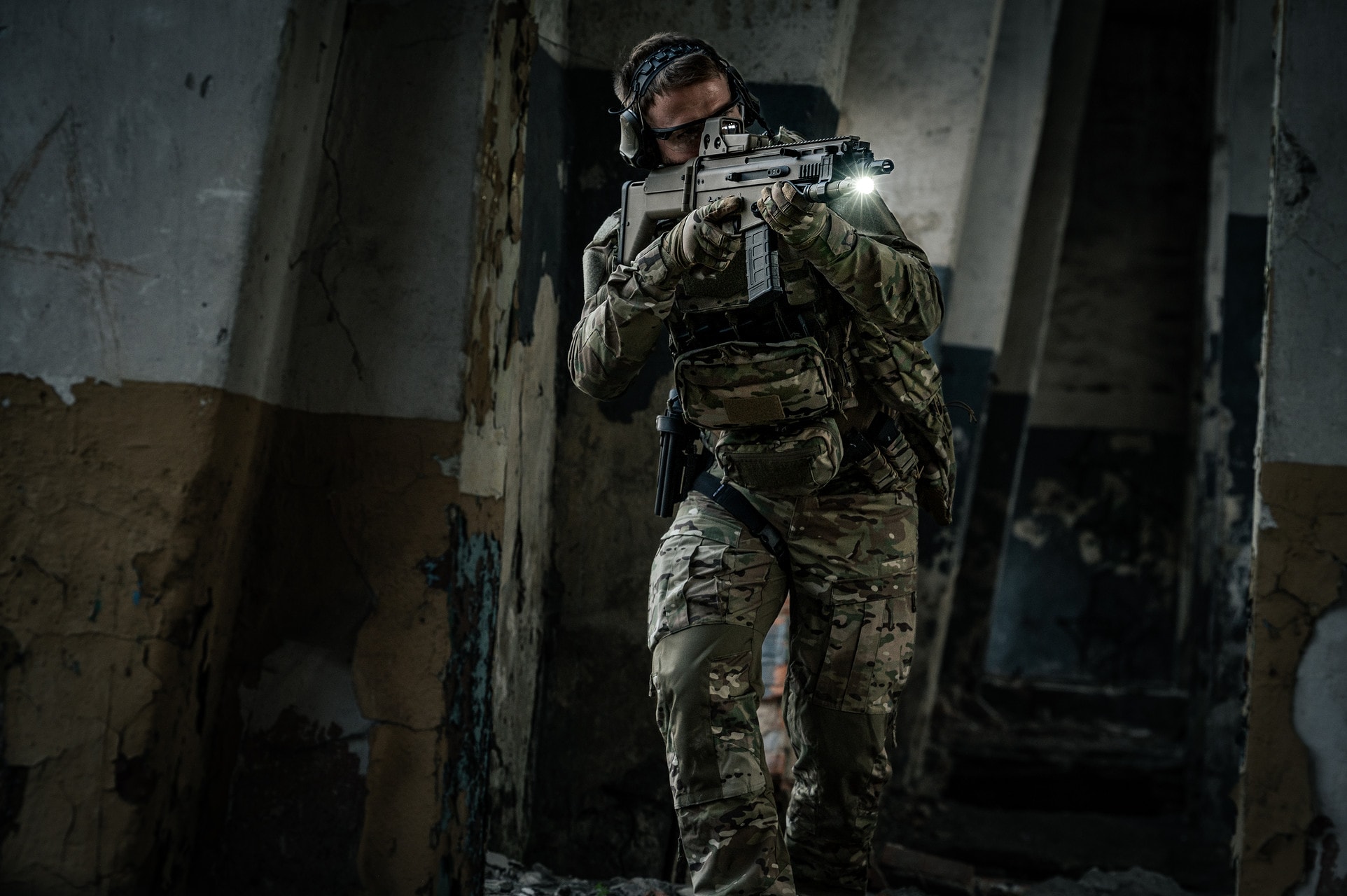 Direct Action Front Flap Admin Pouch zsebtáska - Multicam