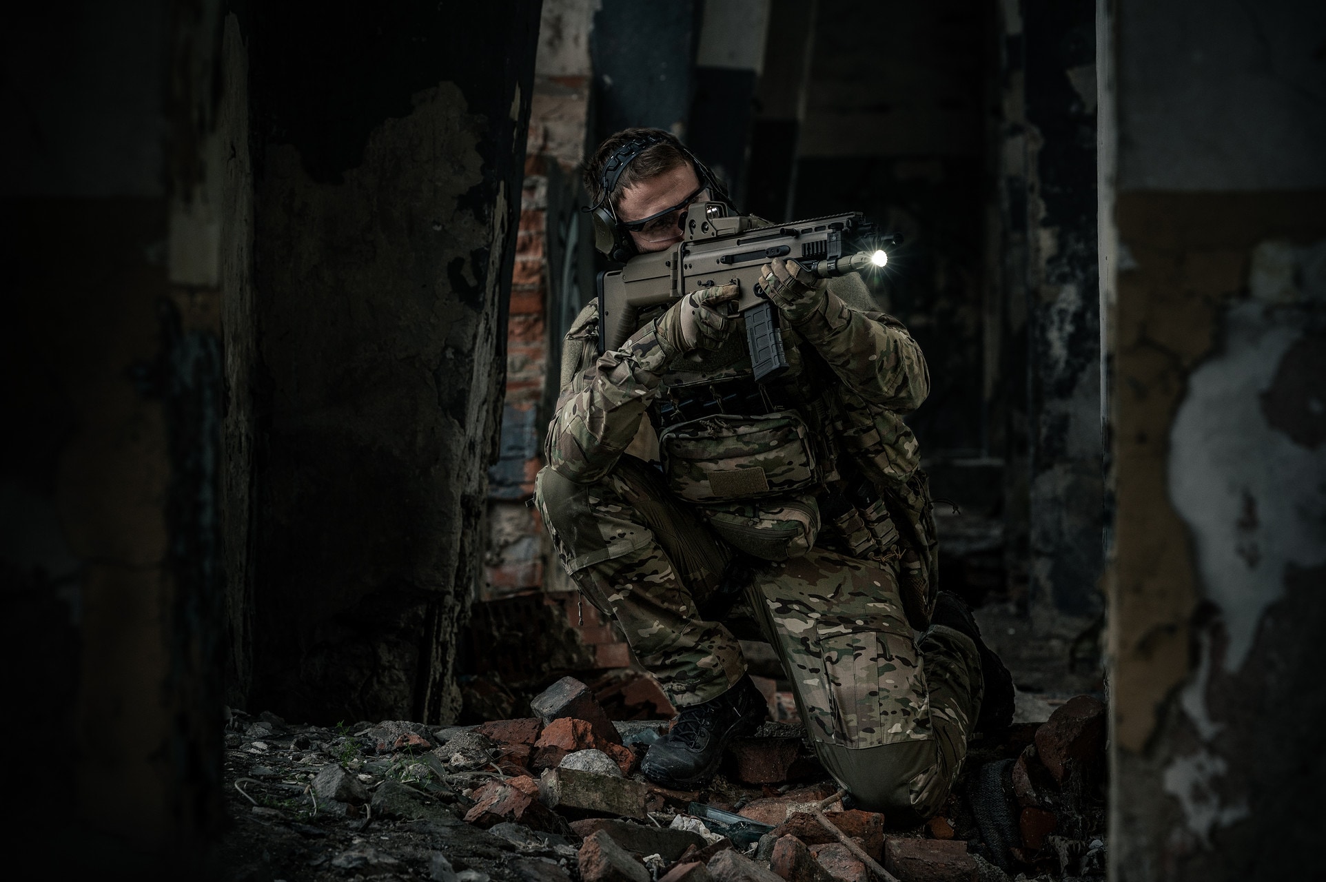 Direct Action Front Flap Admin Pouch zsebtáska - Multicam