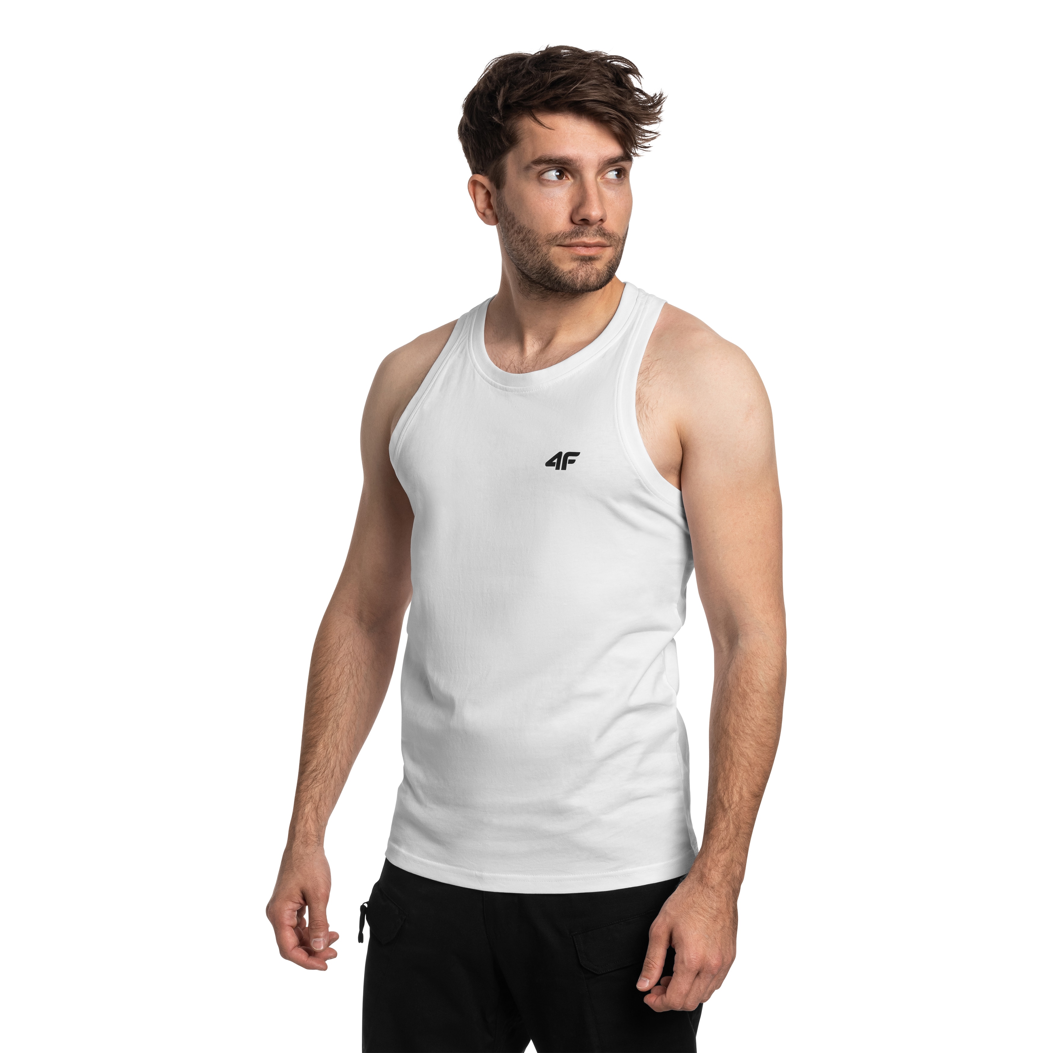 4F M126 Tank Top ujjatlan póló - Fehér