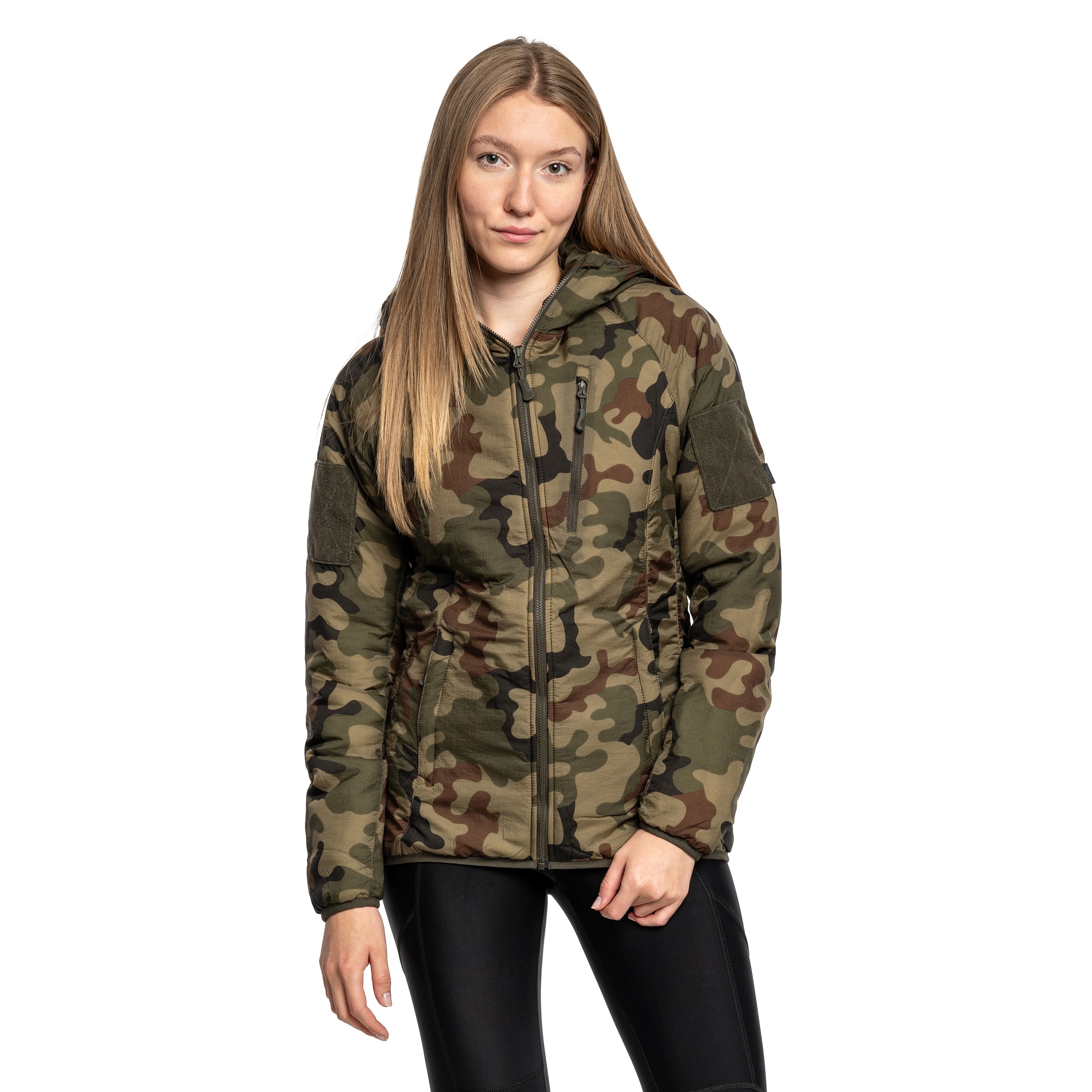 Helikon Wolfhound Hoodie női kabát - wz.93 Pantera PL Woodland
