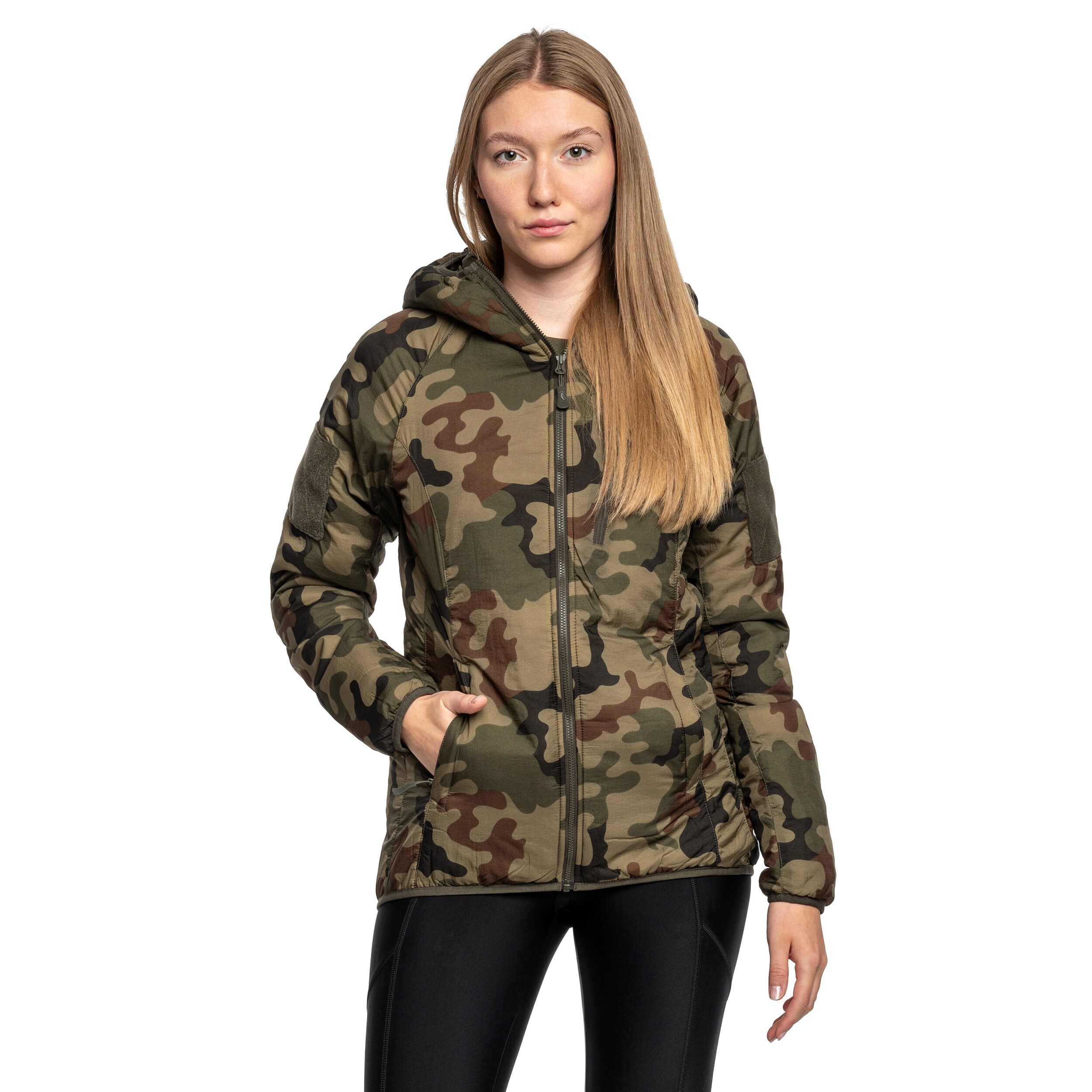 Helikon Wolfhound Hoodie női kabát - wz.93 Pantera PL Woodland