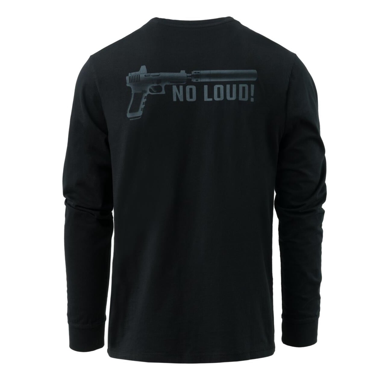 Direct Action Longsleeve No Loud! hosszú ujjú póló - Black