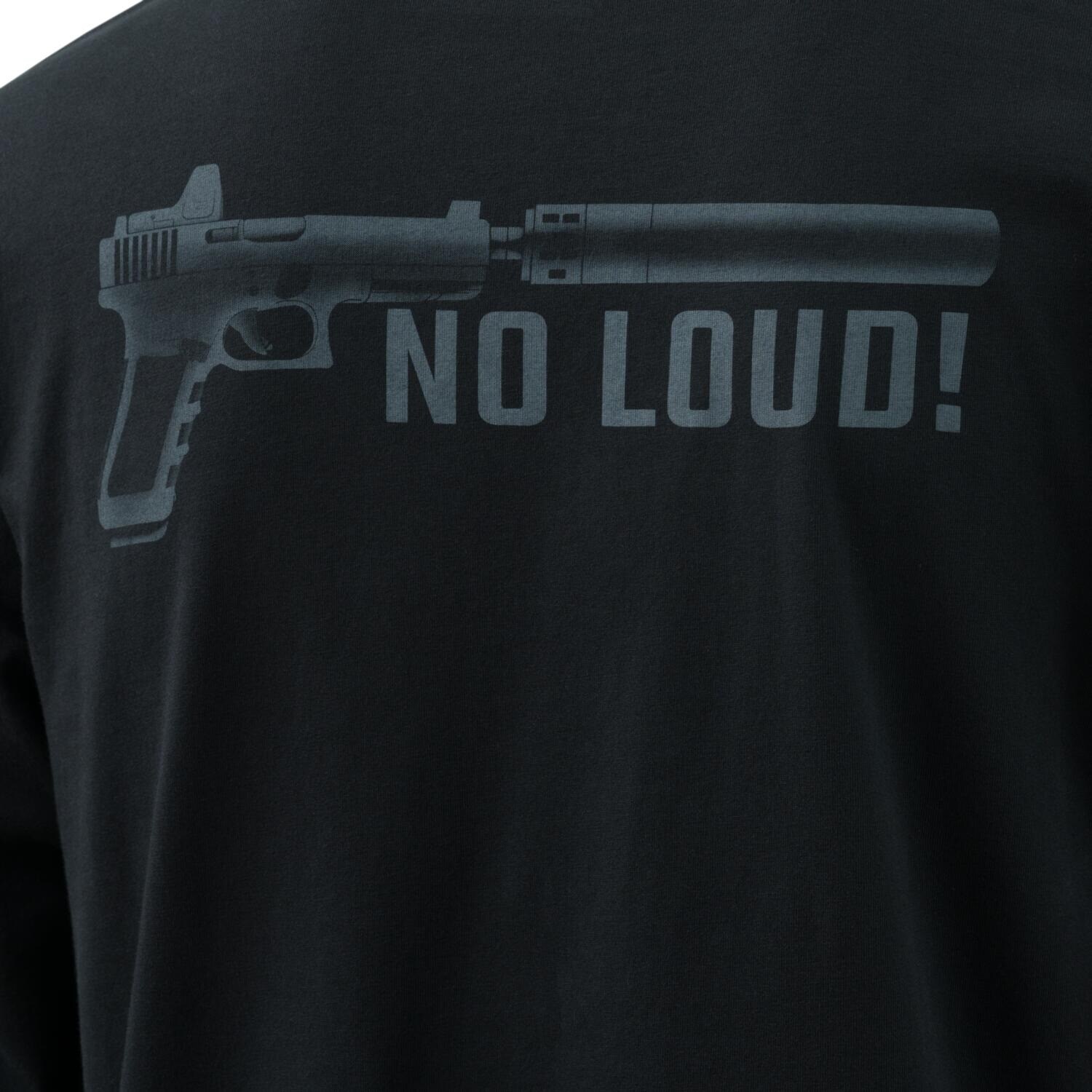 Direct Action Longsleeve No Loud! hosszú ujjú póló - Black
