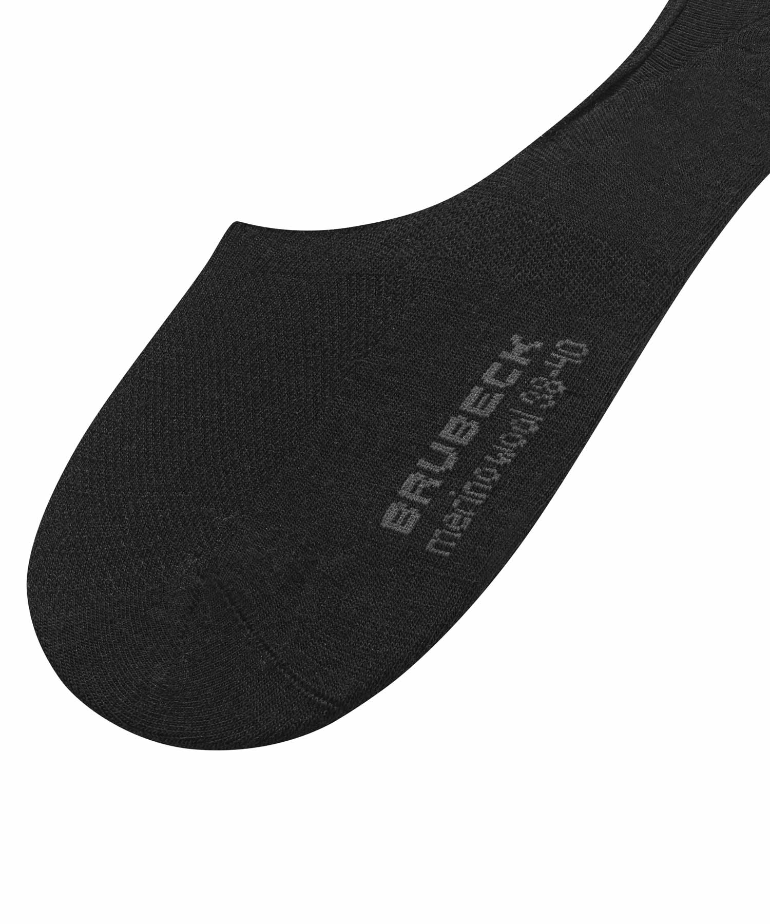 Brubeck Merino Wool zokni - Fekete