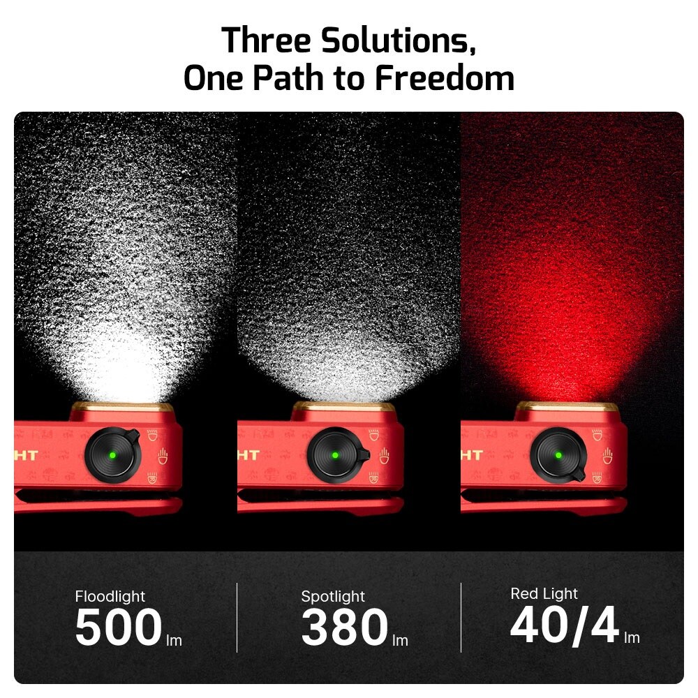 Olight Oclip Pro újratölthető zseblámpa Fortune Snake Special Edition - 500 lumen