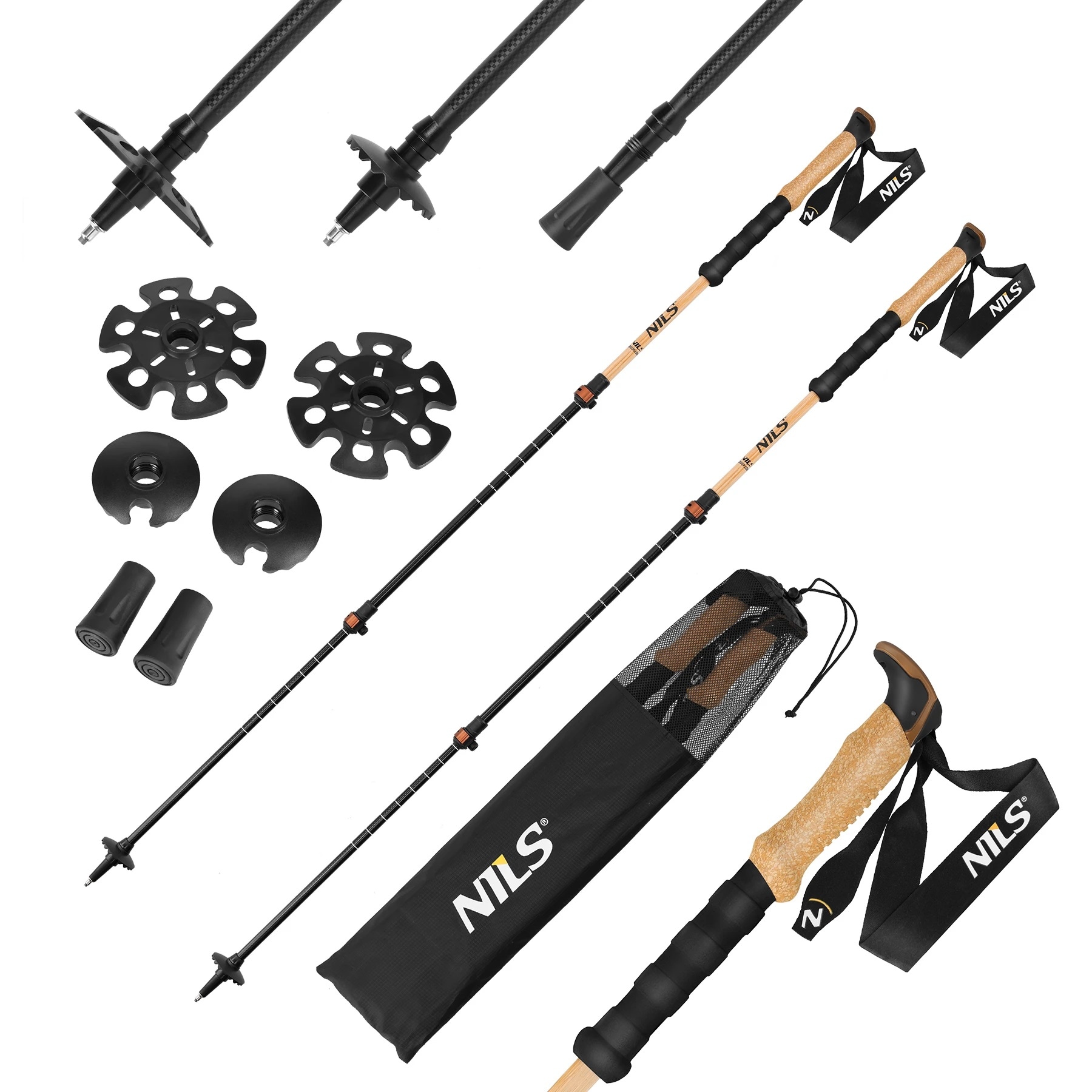 Nils Camp TK8606 bambusz túrabot