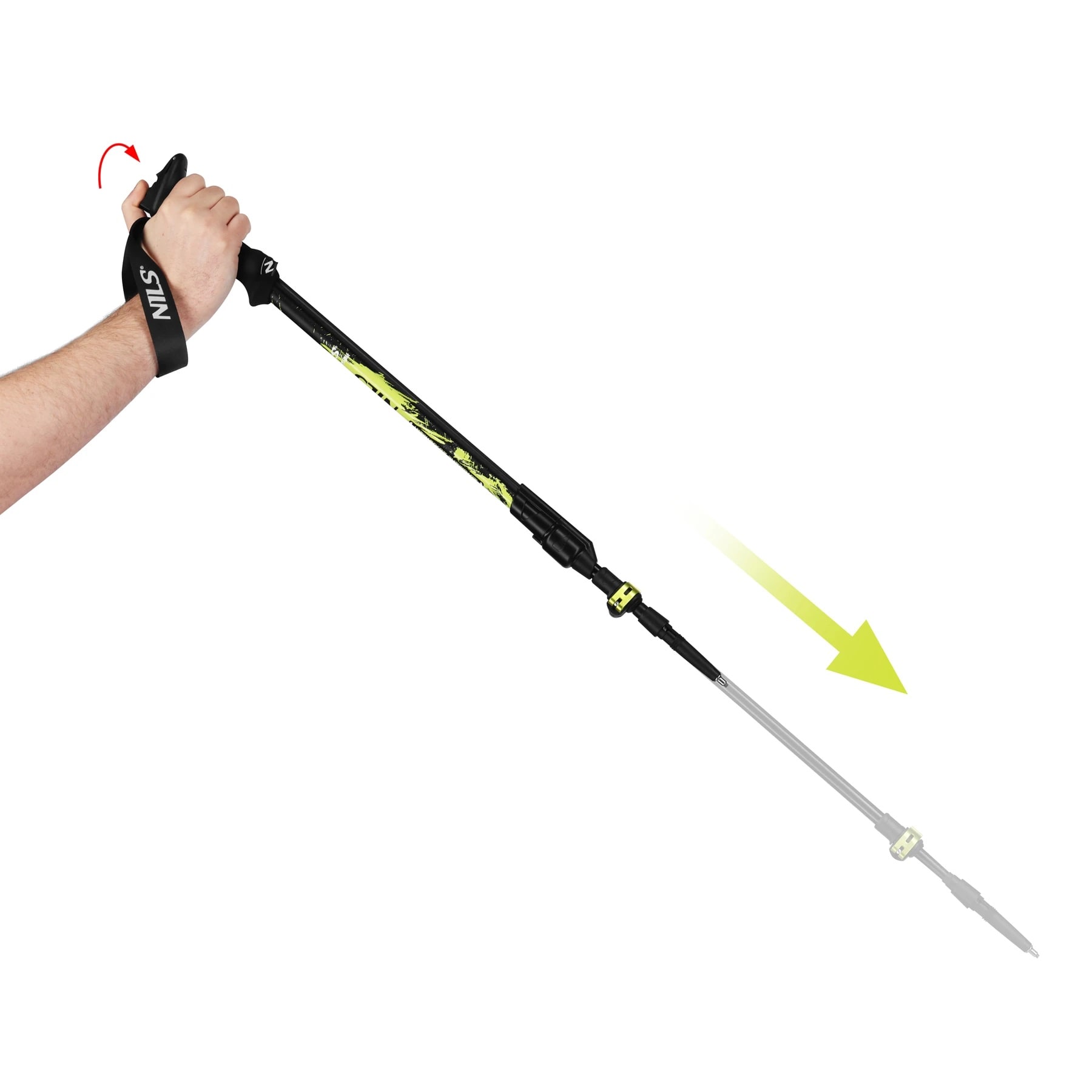 Nils Camp TK8608 túrabot automatikus hosszúság-beállítással