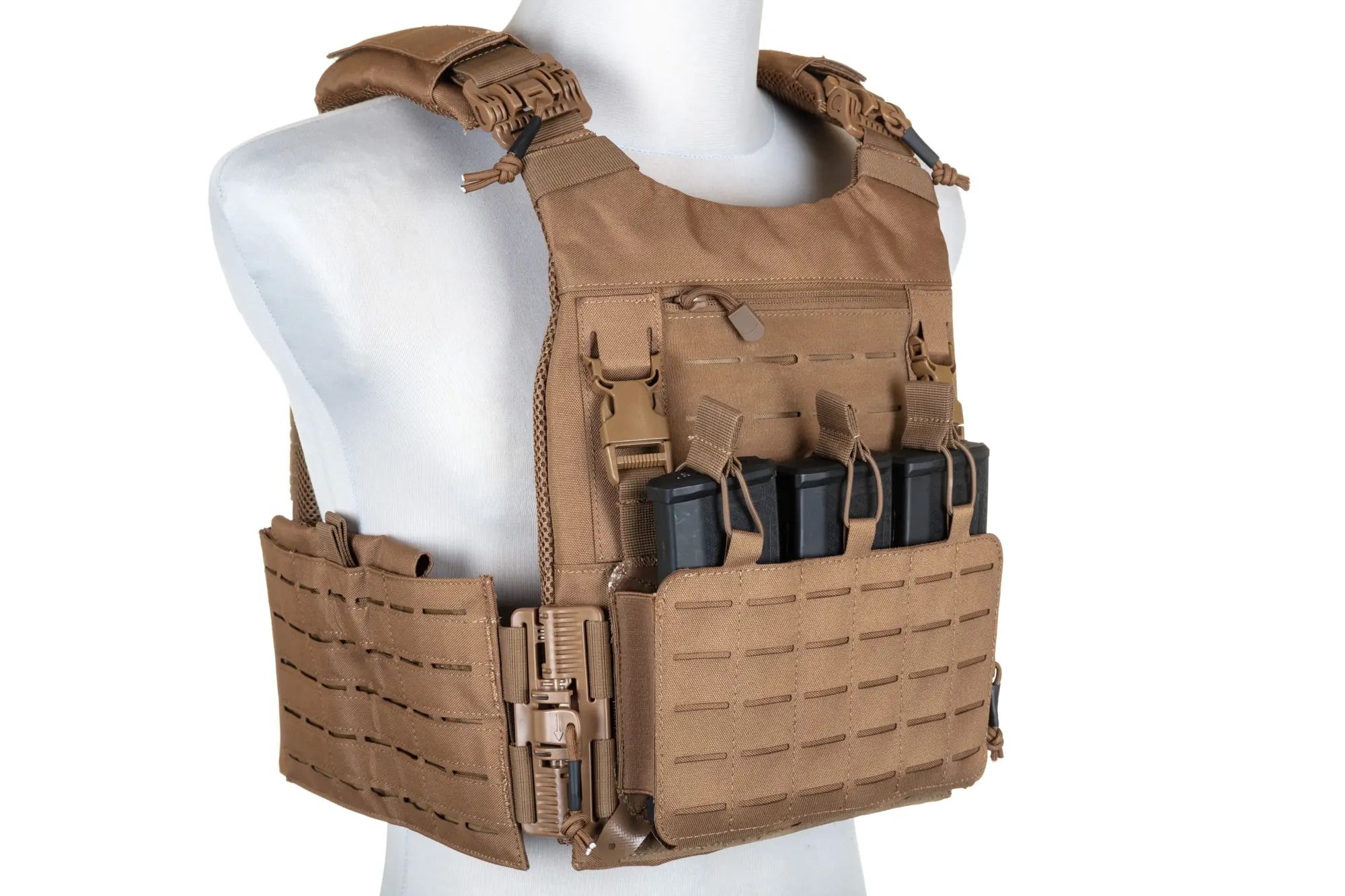 Specna Arms QR Tactical Plate Carrier taktikai mellény - Tan