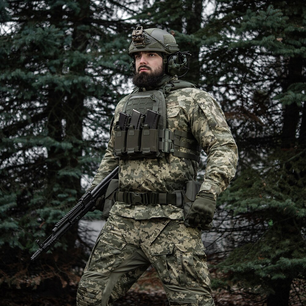 M-Tac Plate Carrier Cuirass Fast Elite Large taktikai mellény - Ranger Green