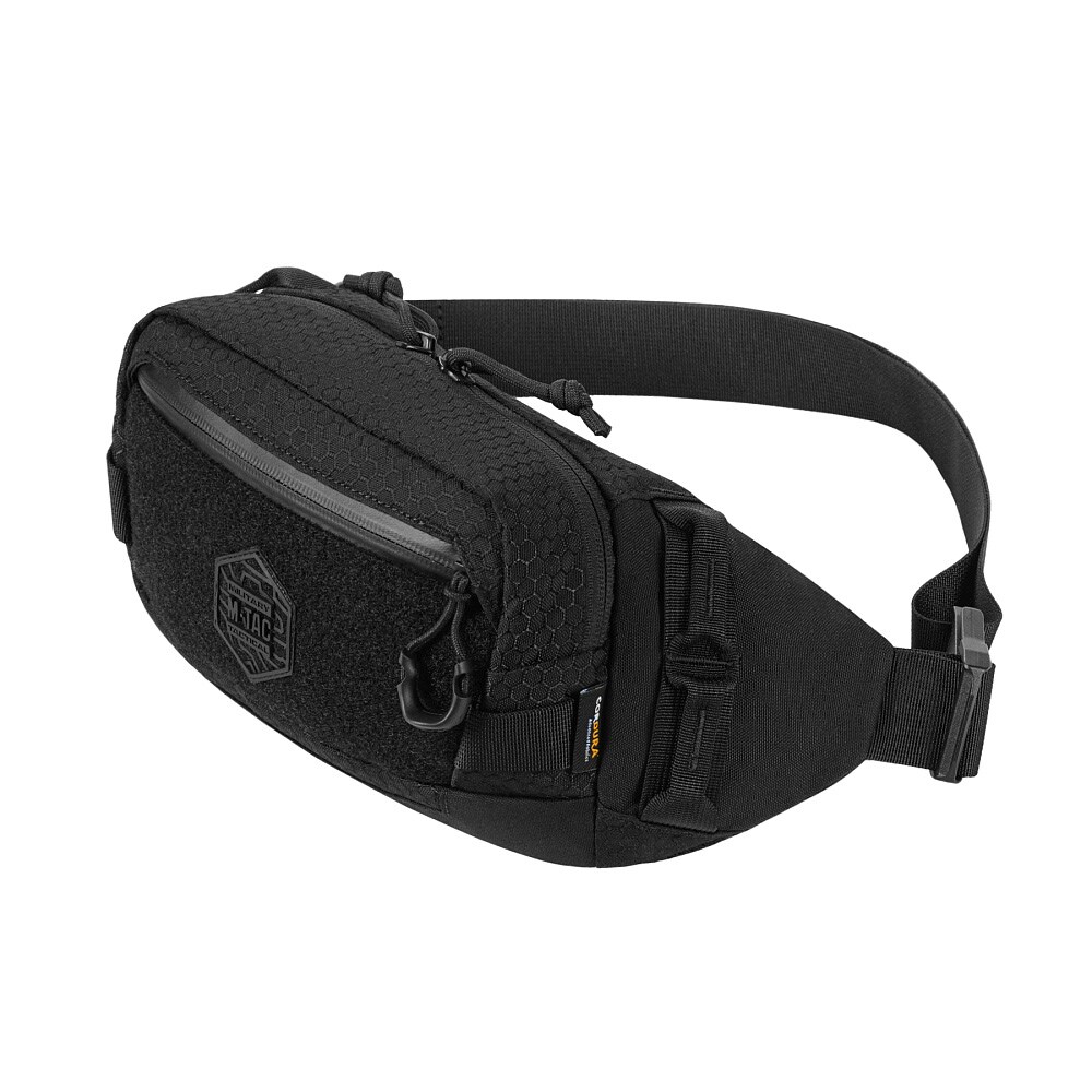 M-Tac Tactical Waist Bag Hex övtáska - Black