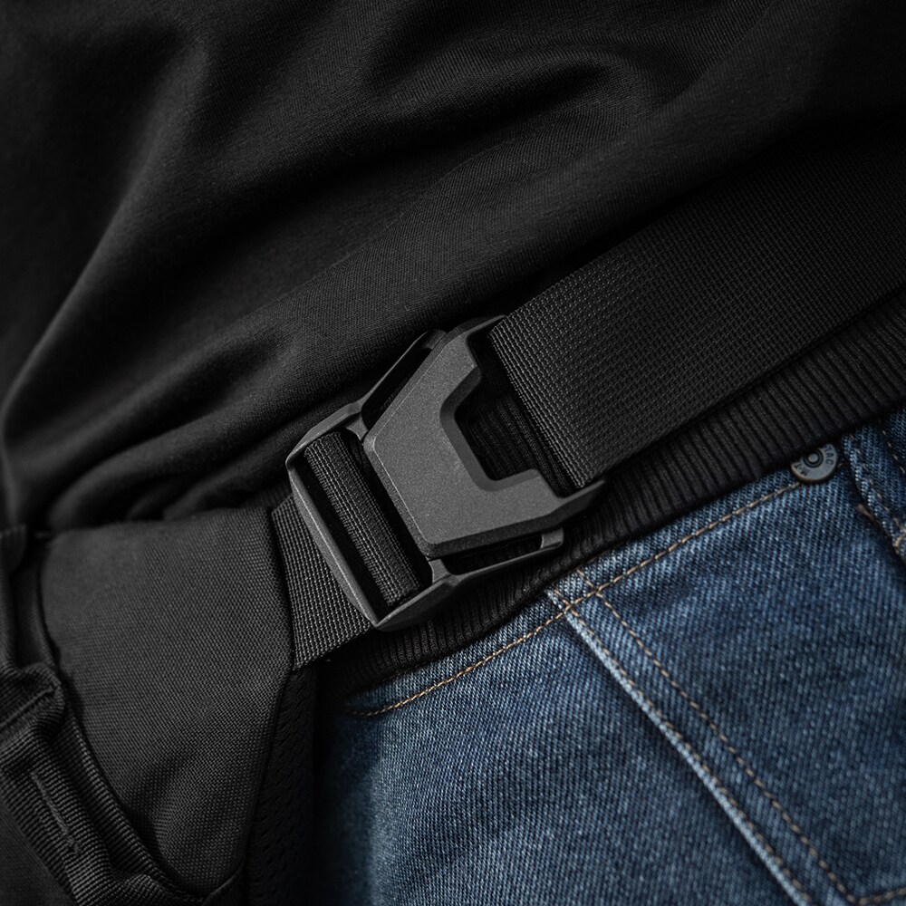 M-Tac Tactical Waist Bag Hex övtáska - Black