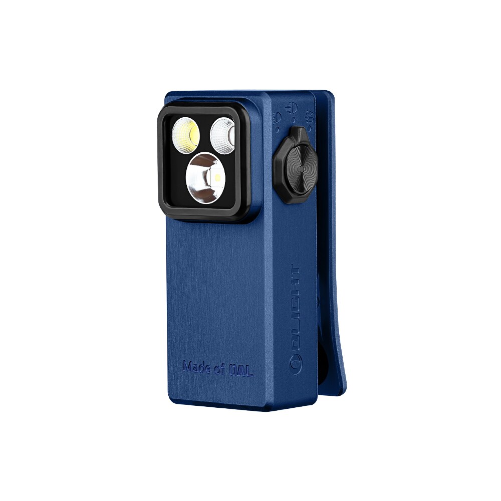 Olight Oclip Ultra újratölthető zseblámpa Navy Blue - 530 lumen
