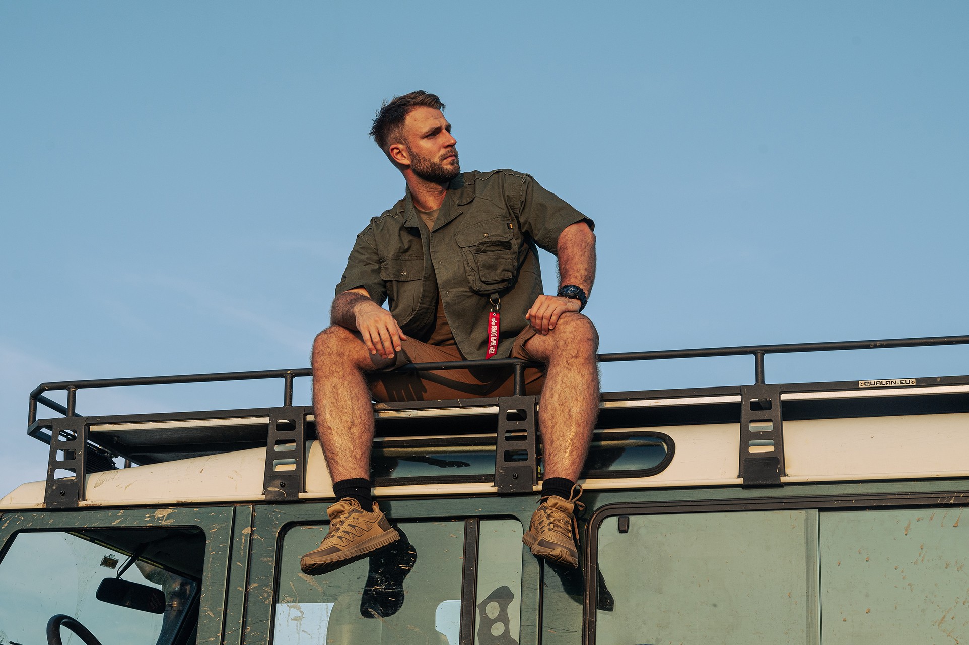 Alpha Industries Aloha Safari Short Sleeve ing - Dark Olive