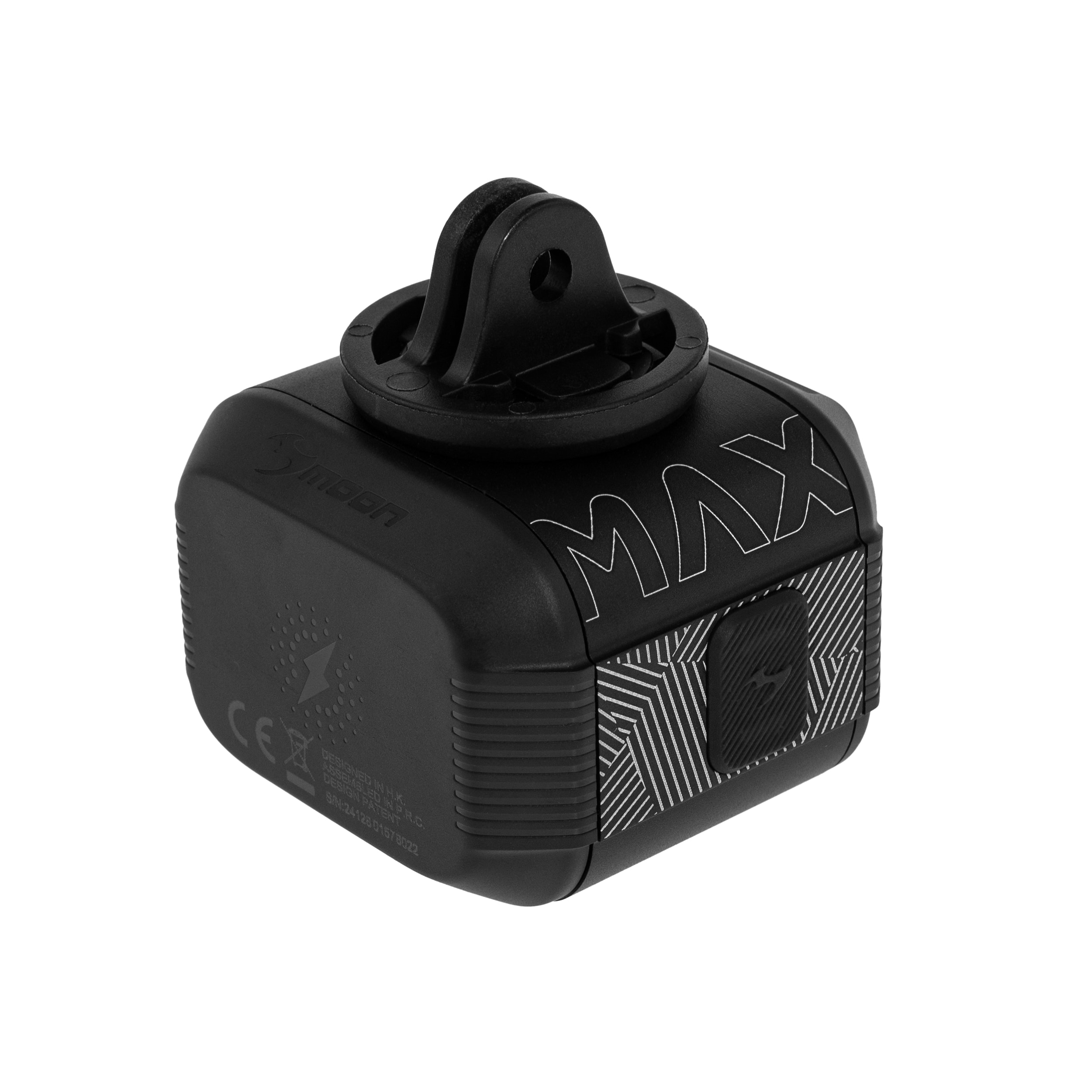Moon Titan Max kerékpár első lámpa Black - 1700 lumen