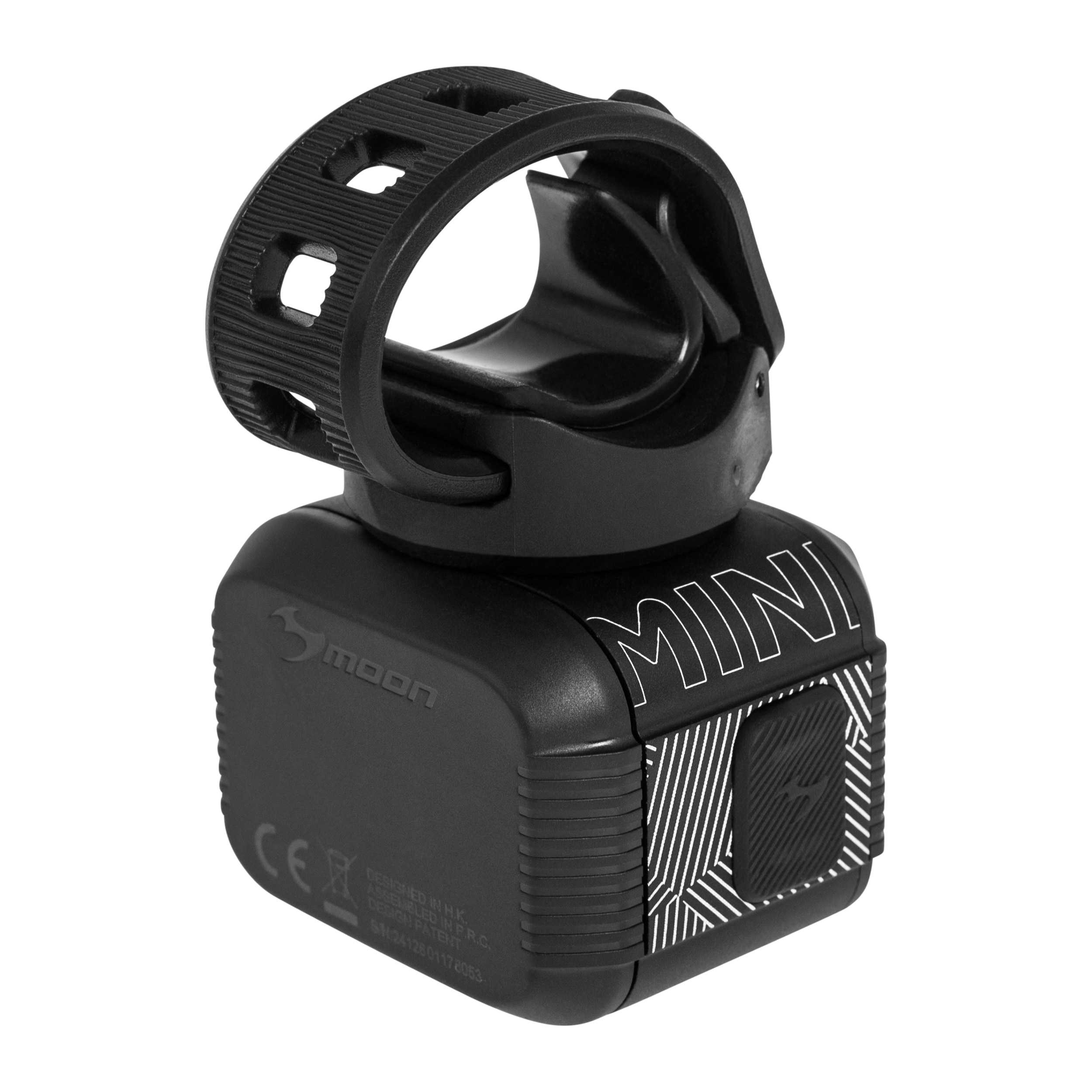 Moon Titan Mini kerékpár első lámpa Black - 700 lumen