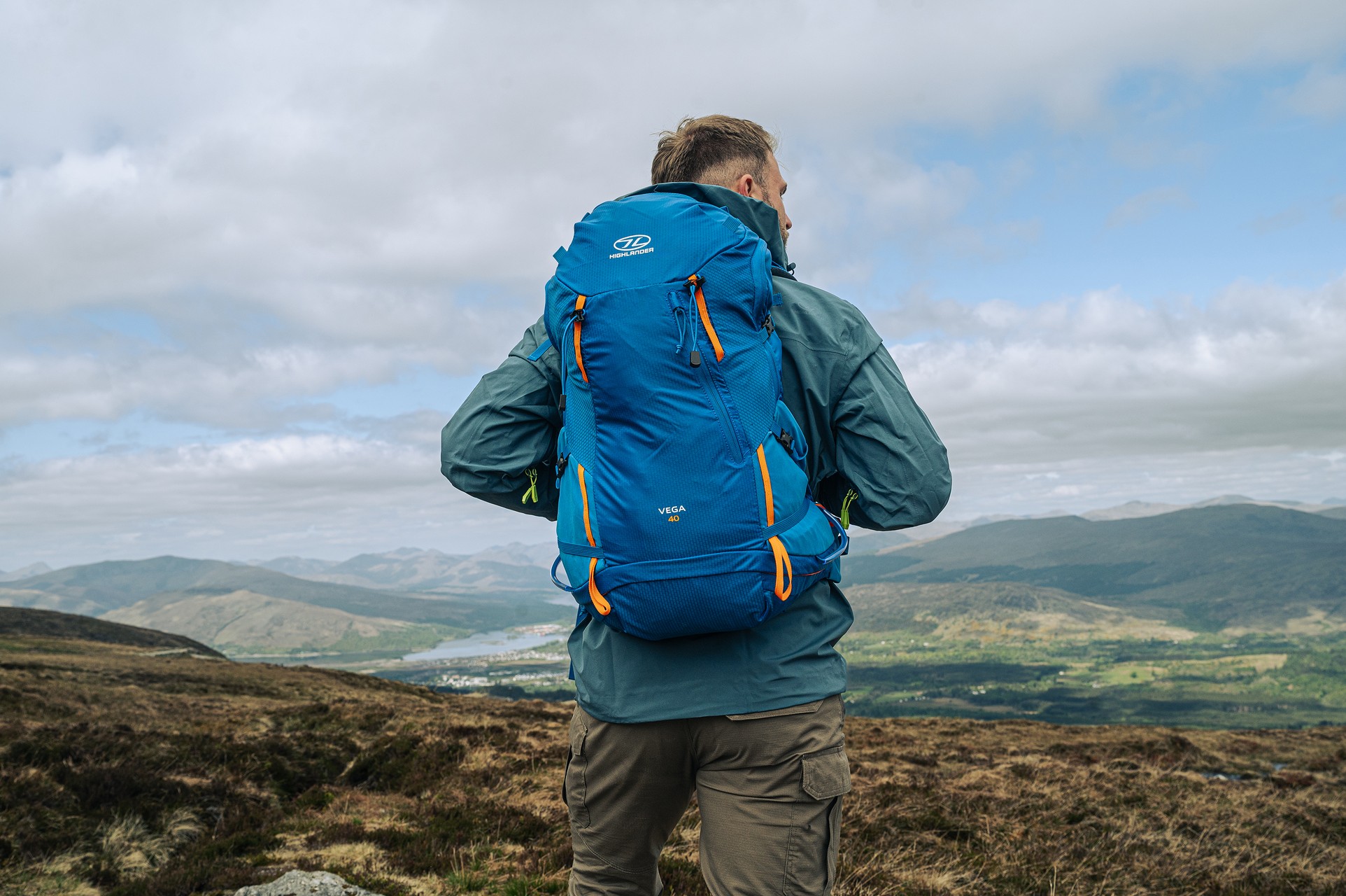 Highlander Outdoor Vega Men hátizsák 40 l - Sky Blue