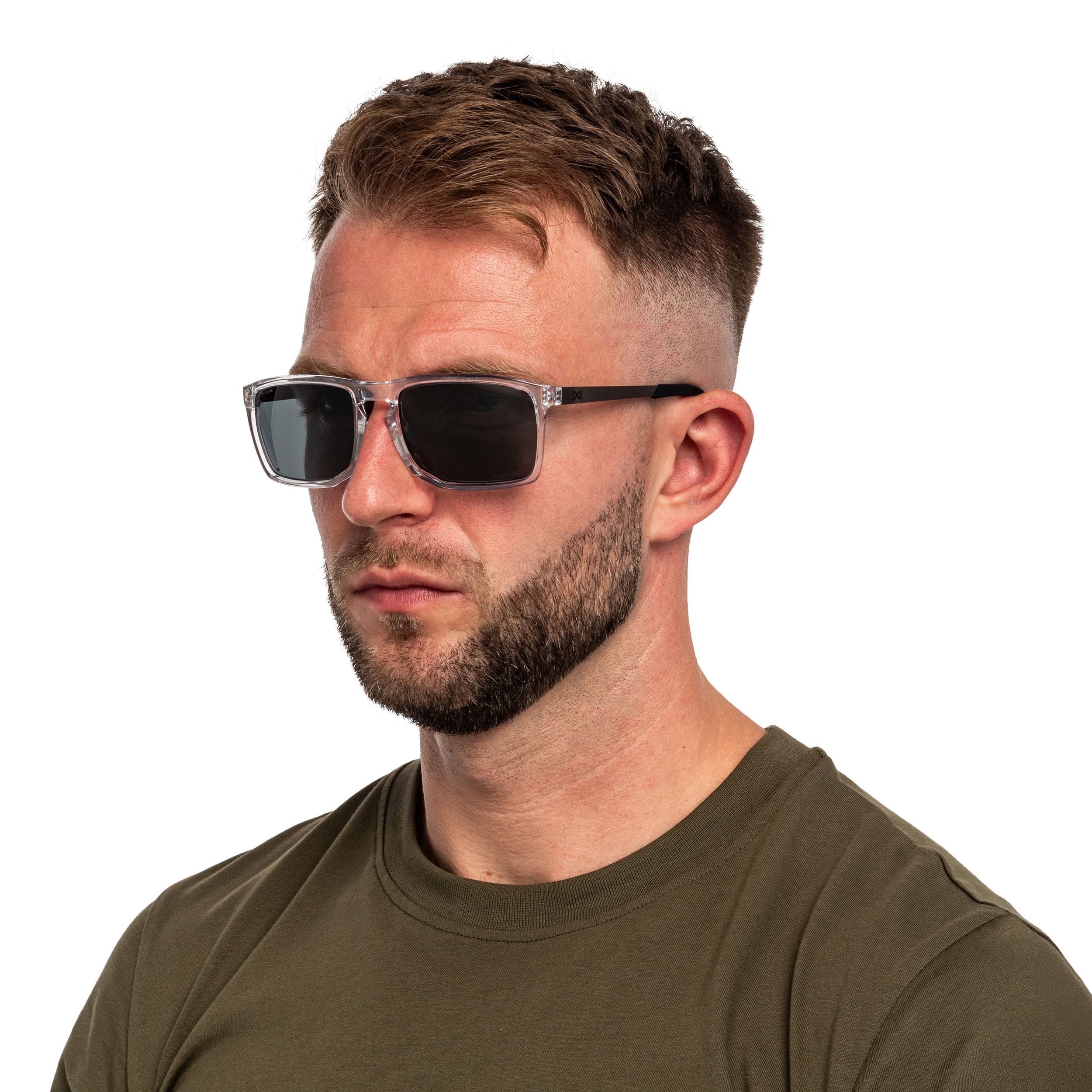 Wiley X Axe taktikai szemüveg - Captivate Grey/Gloss Crystal Clear