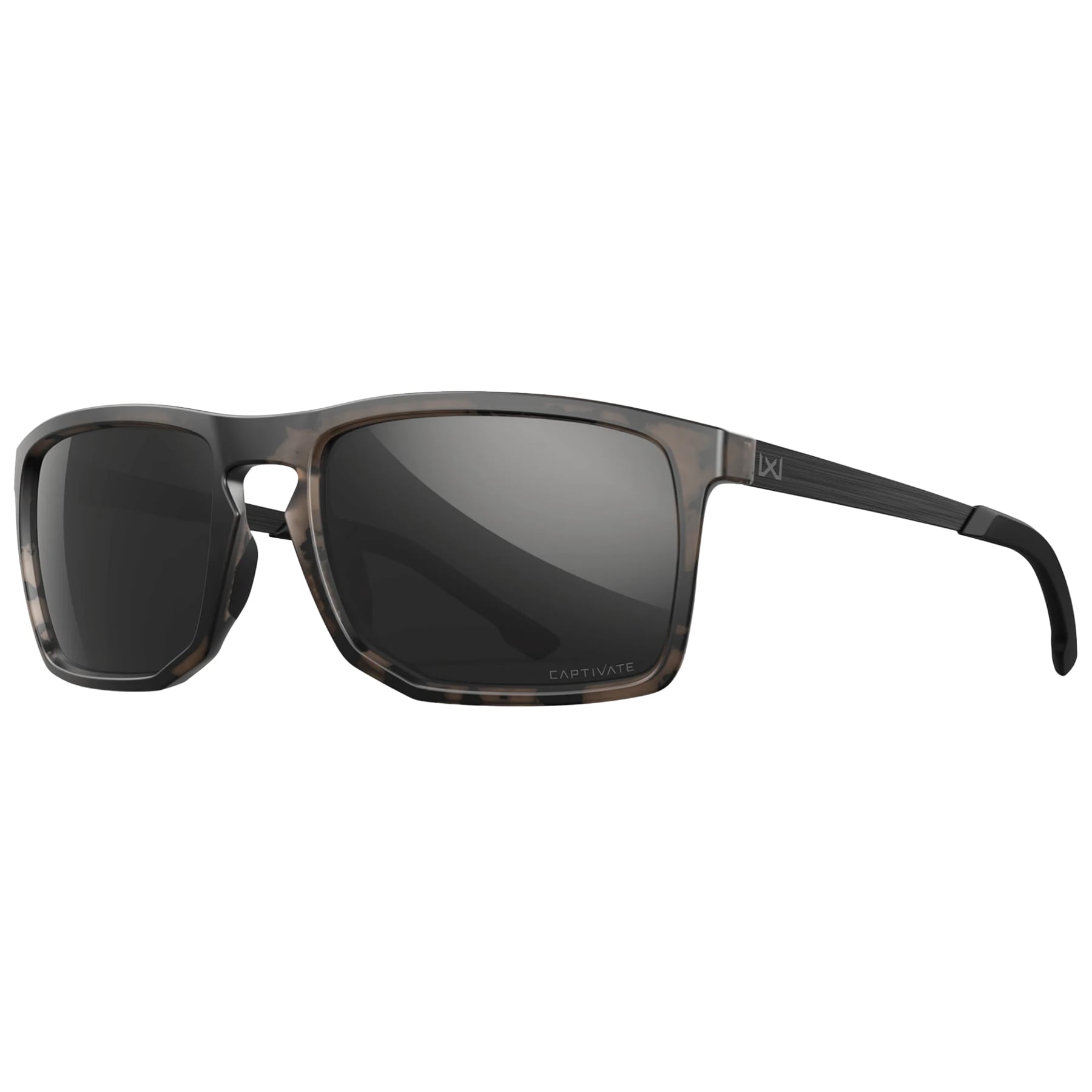 Wiley X Axe taktikai szemüveg - Captivate Polarized Black Mirror/Matte Tortoise Brown