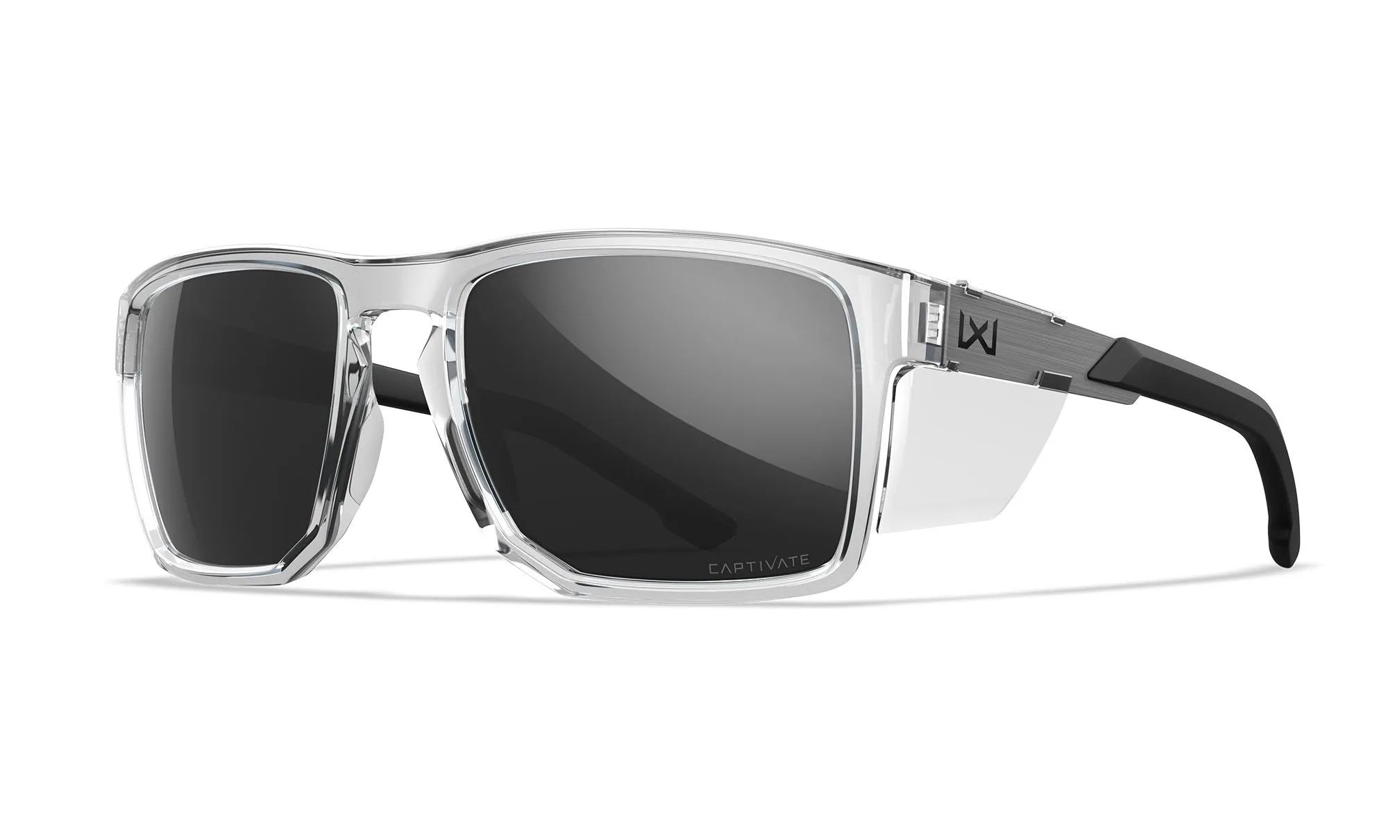 Wiley X Apex taktikai szemüveg - Captivate Grey/Gloss Crystal Clear