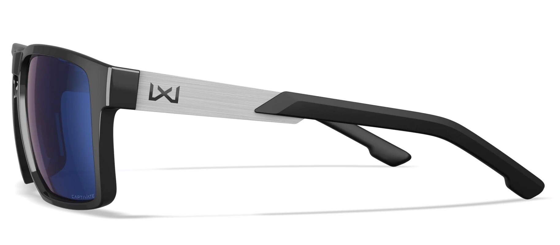 Wiley X Apex taktikai szemüveg - Captivate Polarized Blue Mirror/Gloss Black