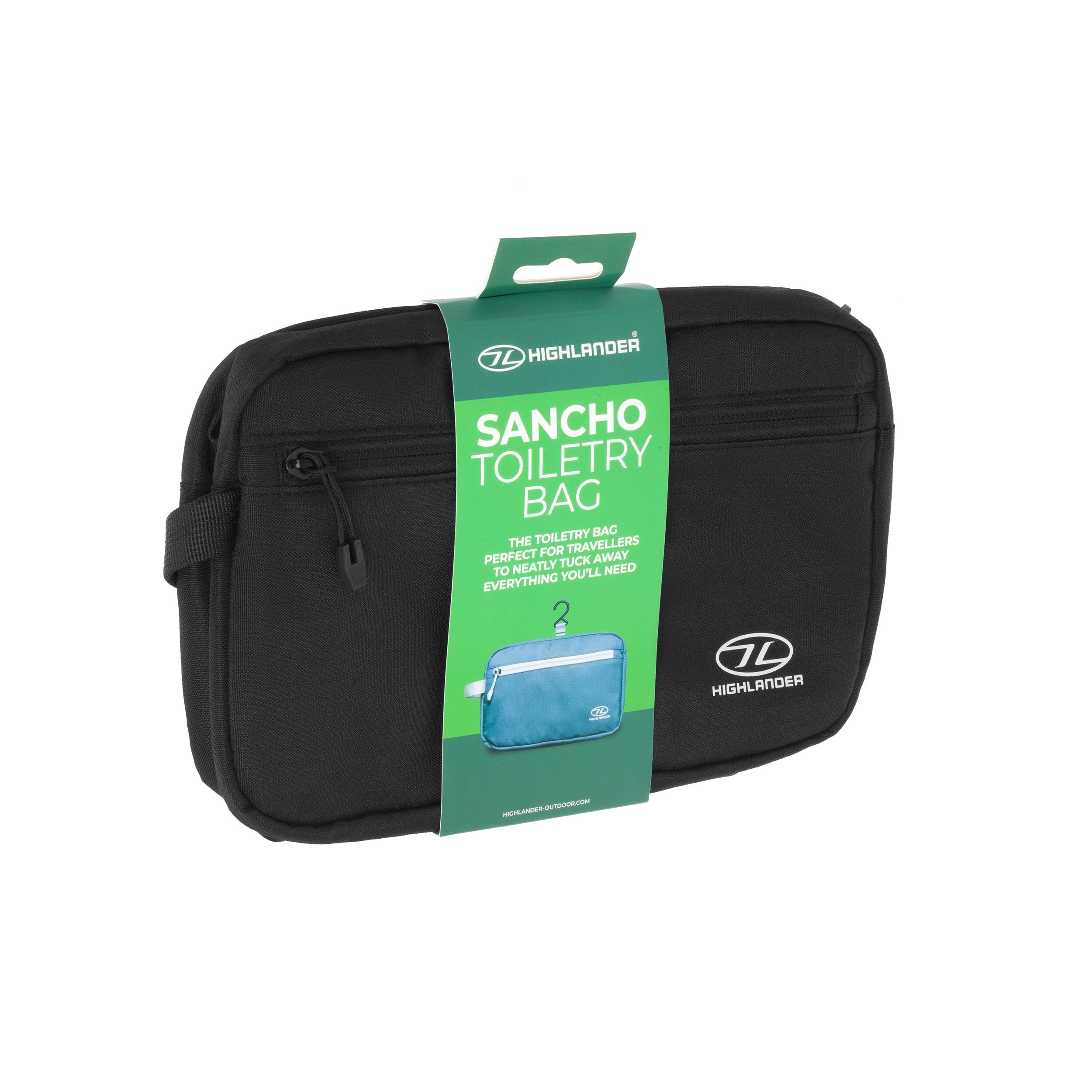 Highlander Outdoor Sancho Toiletry Bag kozmetikai táska - Black